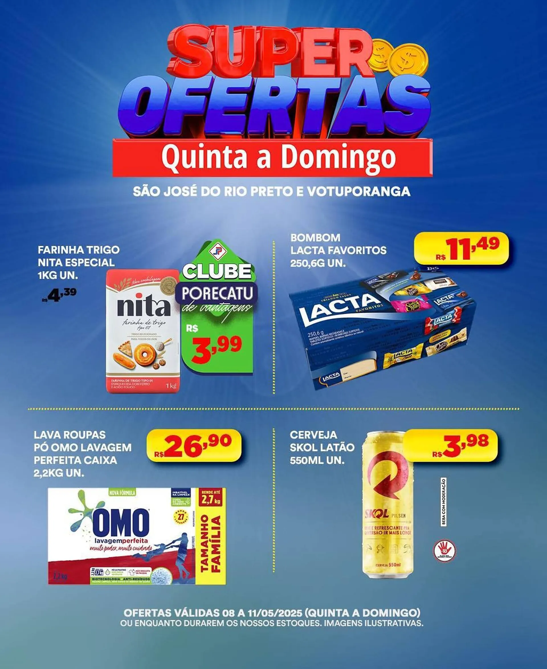 Encarte de Catálogo Supermercado Porecatu 8 de maio até 11 de maio 2025 - Pagina 2