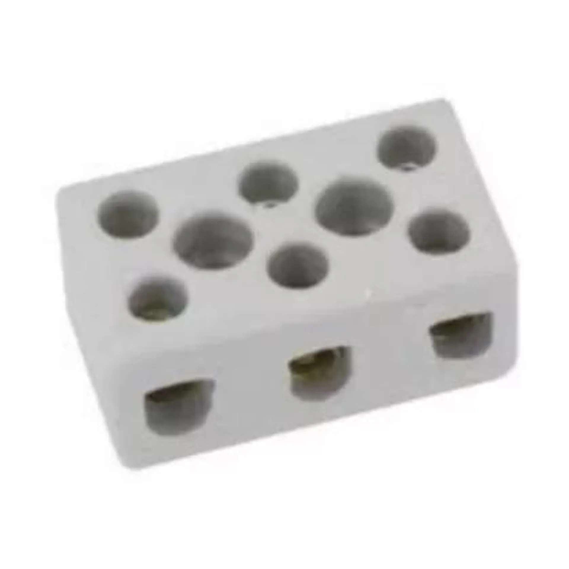 Conector Porcelana Tripolar Para Cabo/Fio 6Mm2