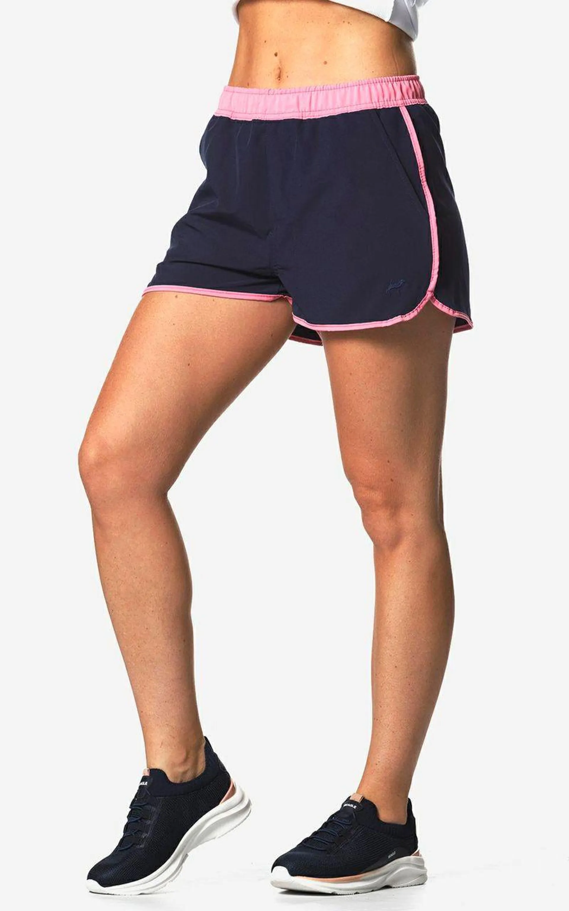 Shorts de banho liso feminino - MARINHO