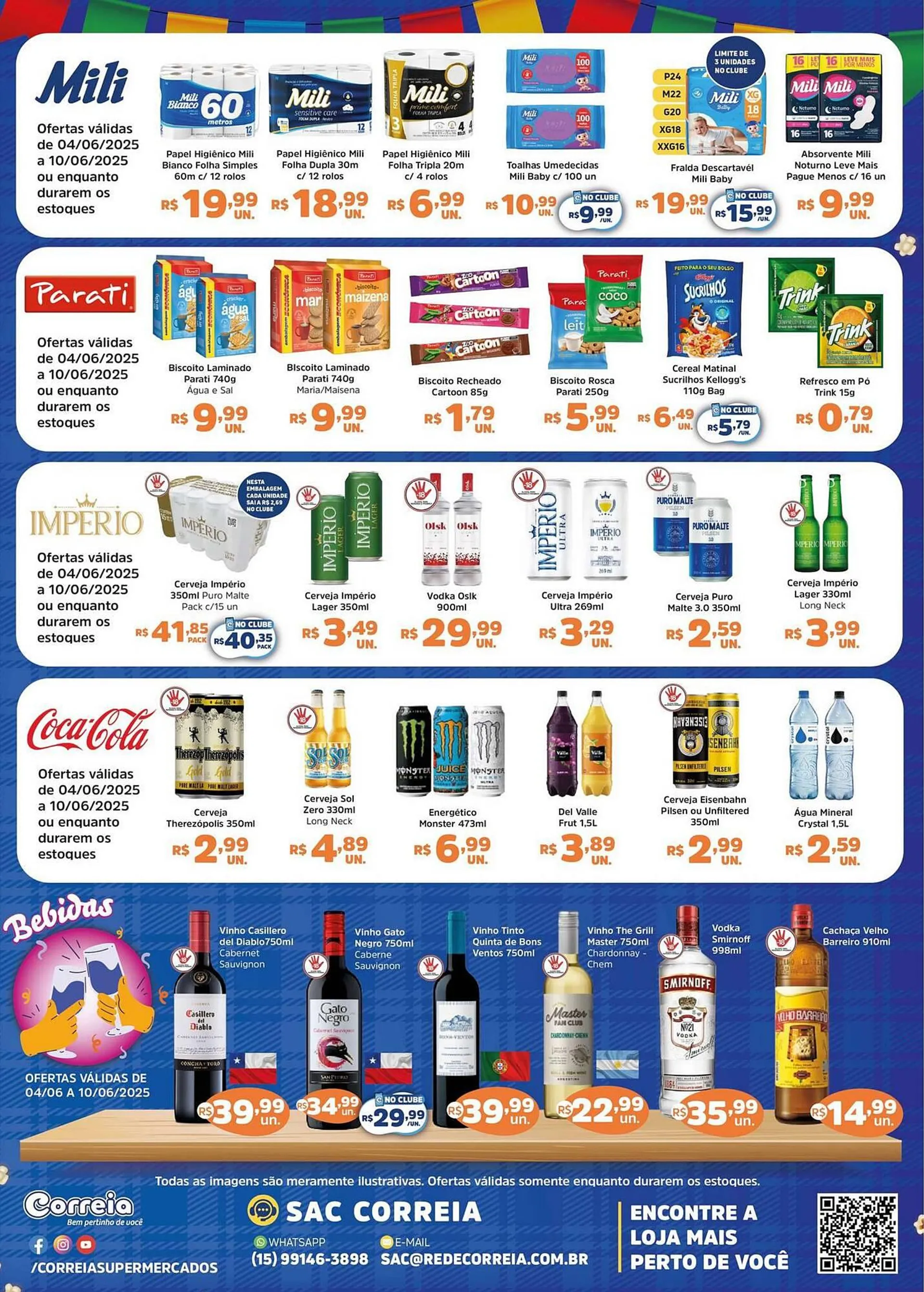 Encarte de Catálogo Supermercados Correia 4 de junho até 10 de junho 2025 - Pagina 4