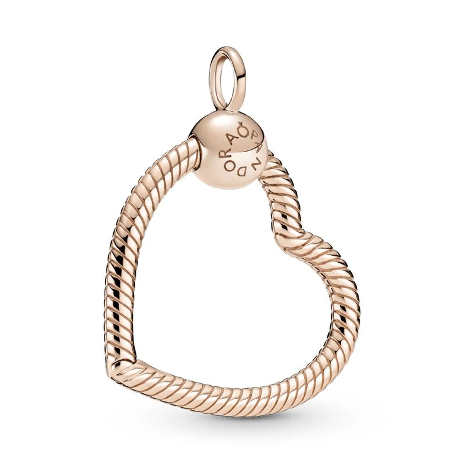 Pendente Coracao Pandora Moments Em Ouro Rose