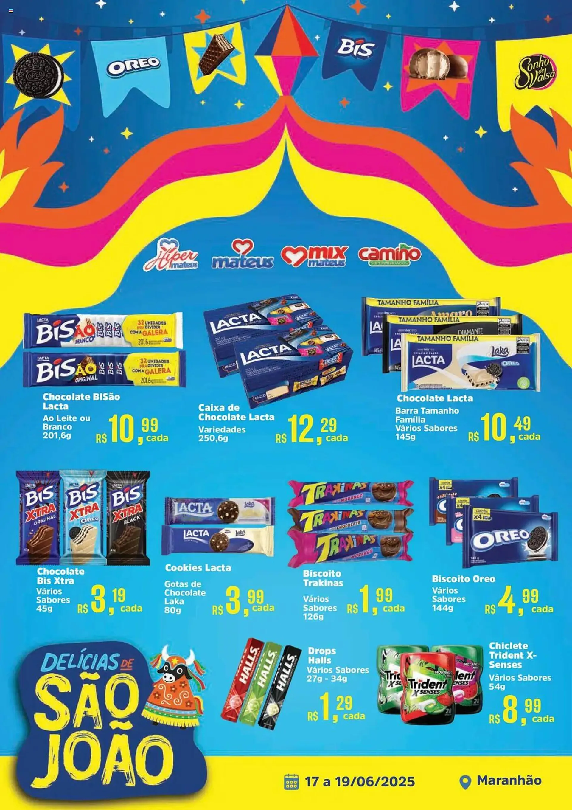 Encarte de Catálogo Supermercados Mateus 17 de junho até 19 de junho 2025 - Pagina 1