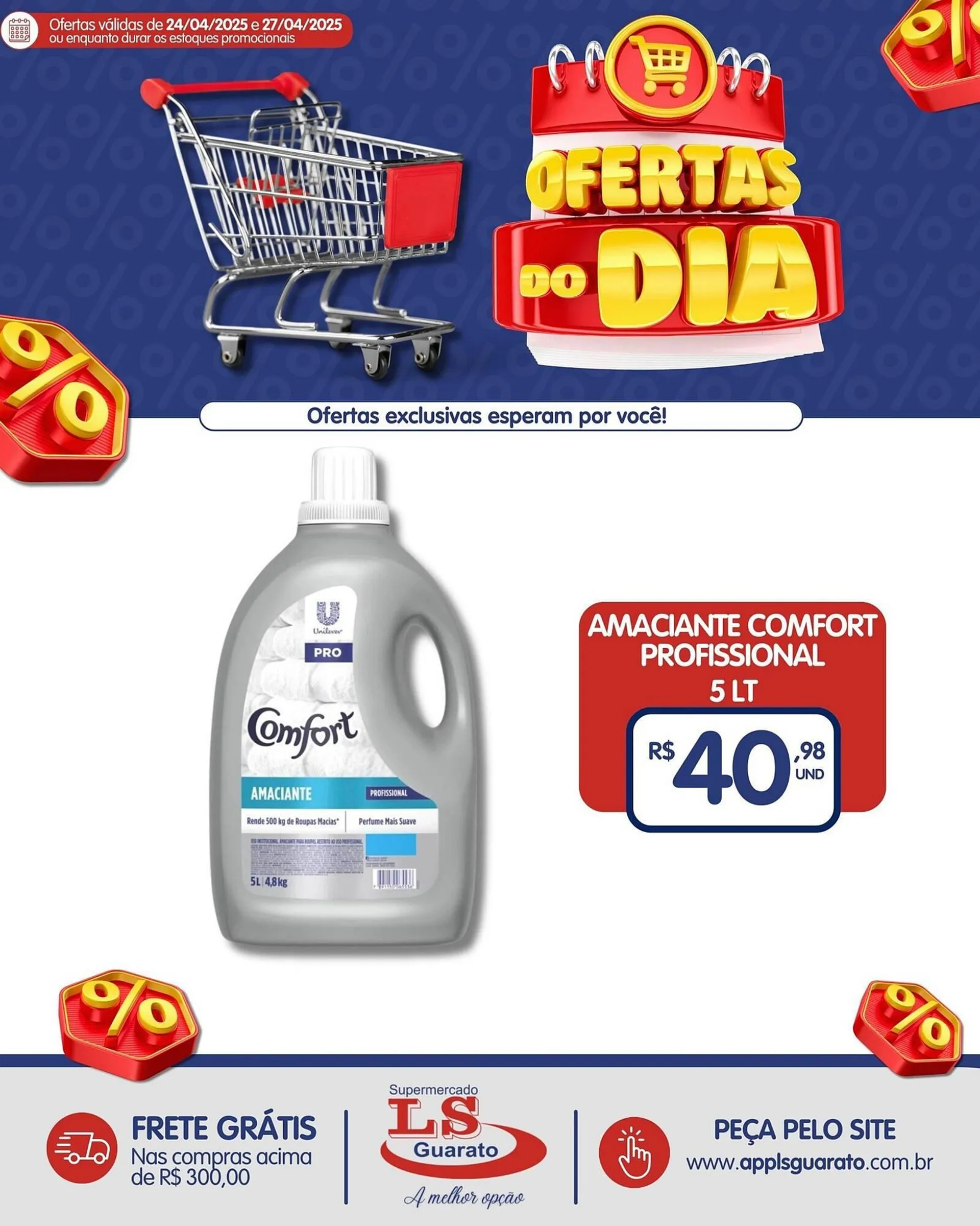 Encarte de Catálogo Supermercado LS Guarato 24 de abril até 27 de abril 2025 - Pagina 5