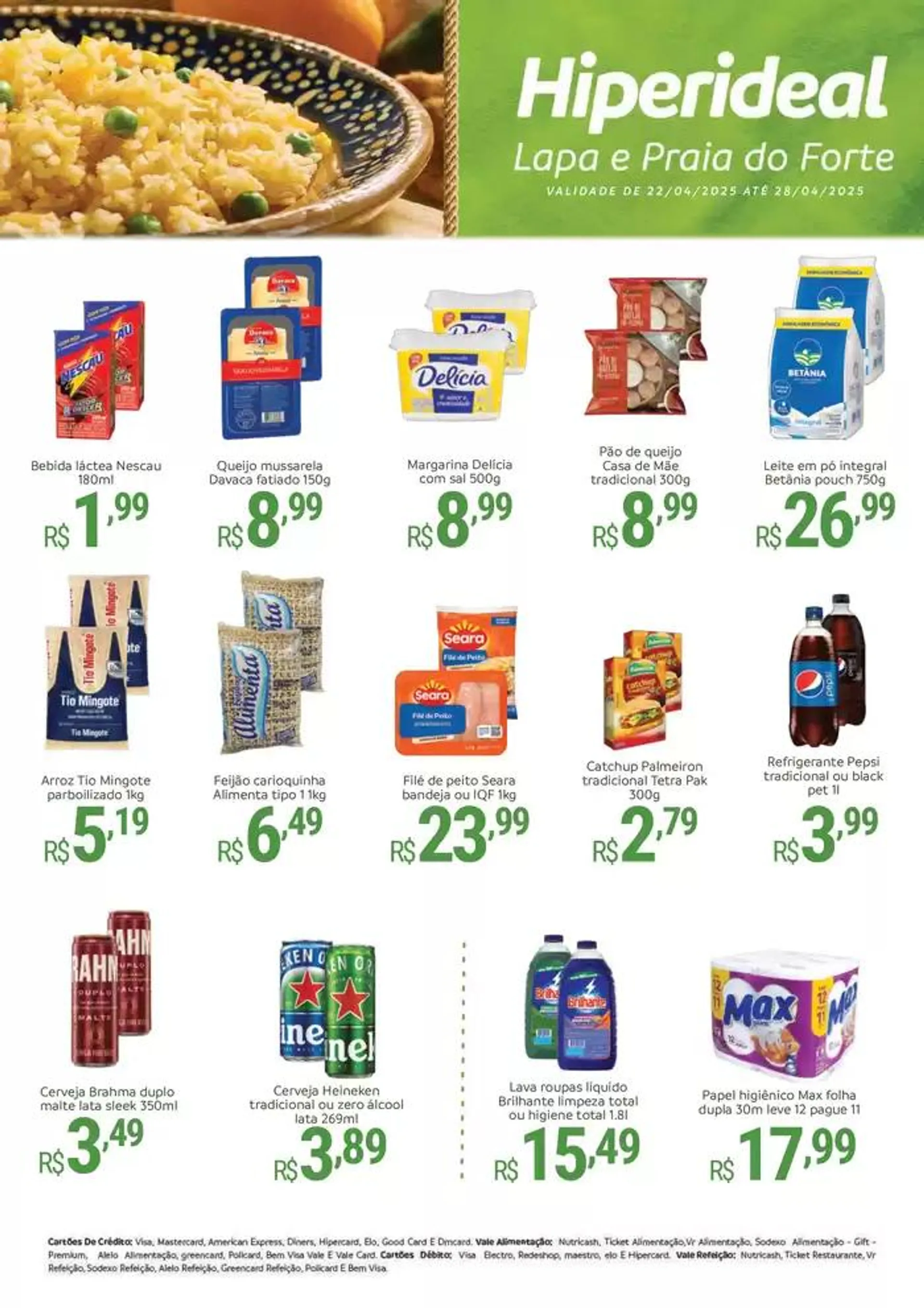 Encarte de Promoções especiais em andamento 22 de abril até 28 de abril 2025 - Pagina 1