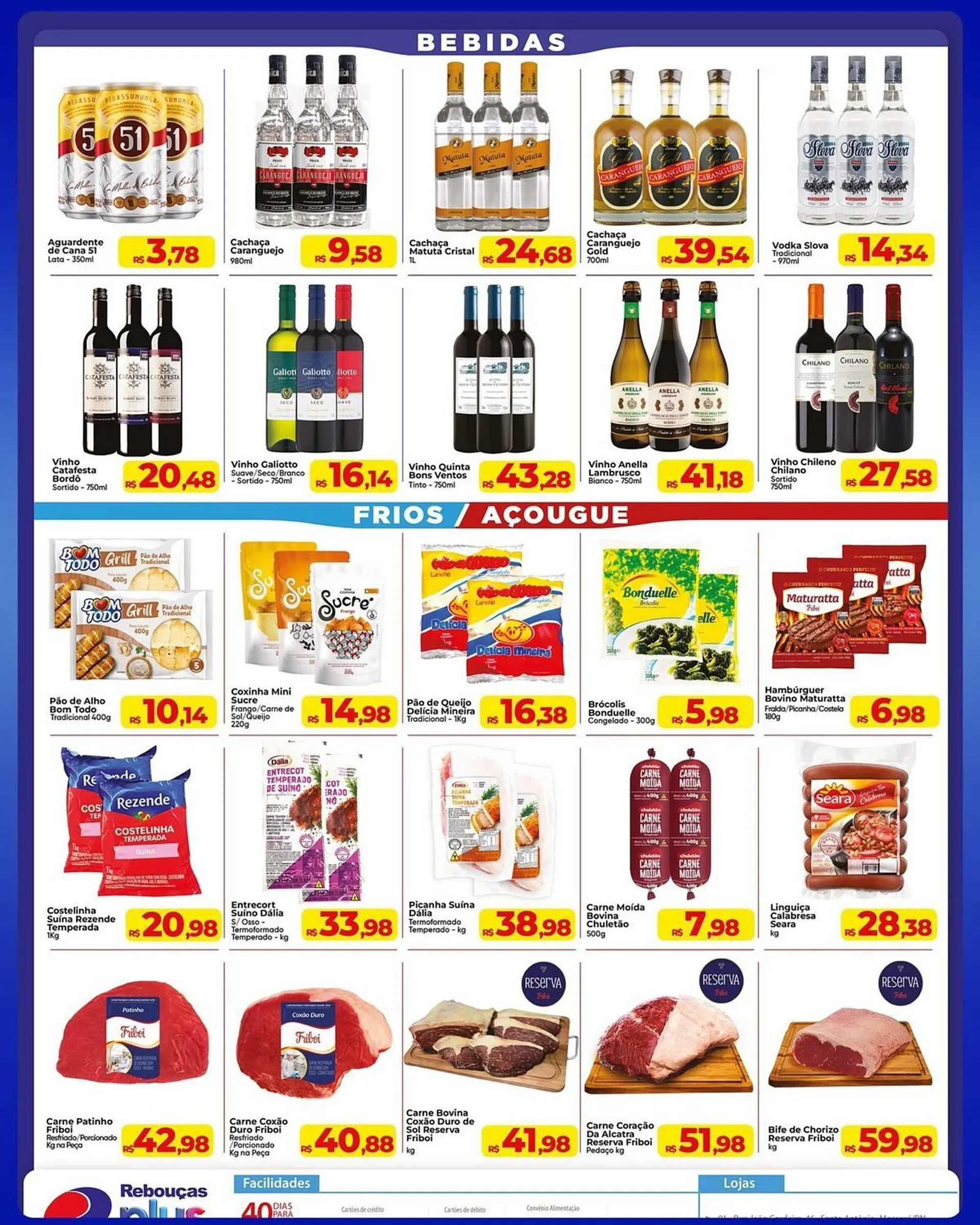 Encarte de Catálogo Rebouças Supermercados 22 de maio até 25 de maio 2025 - Pagina 1