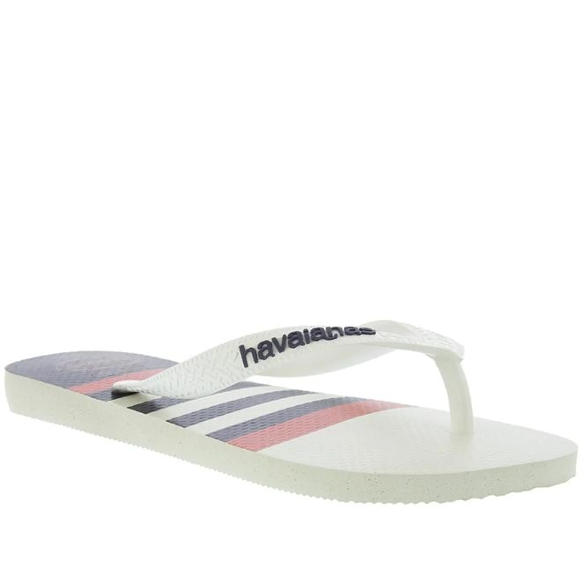 Chinelo Havaianas Top Nautical Listras Branco