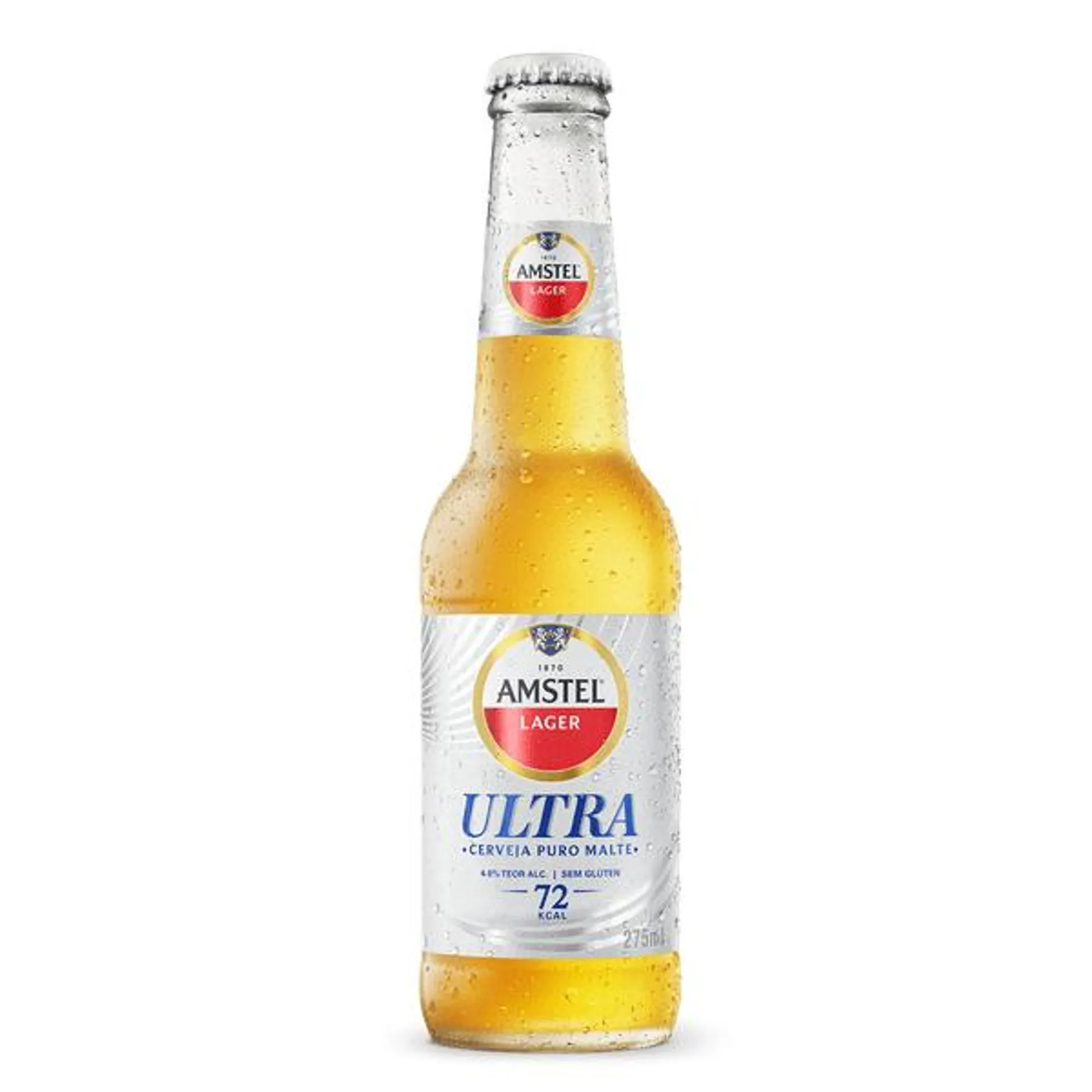 Cerveja Amstel Ultra Lager 275ml long neck