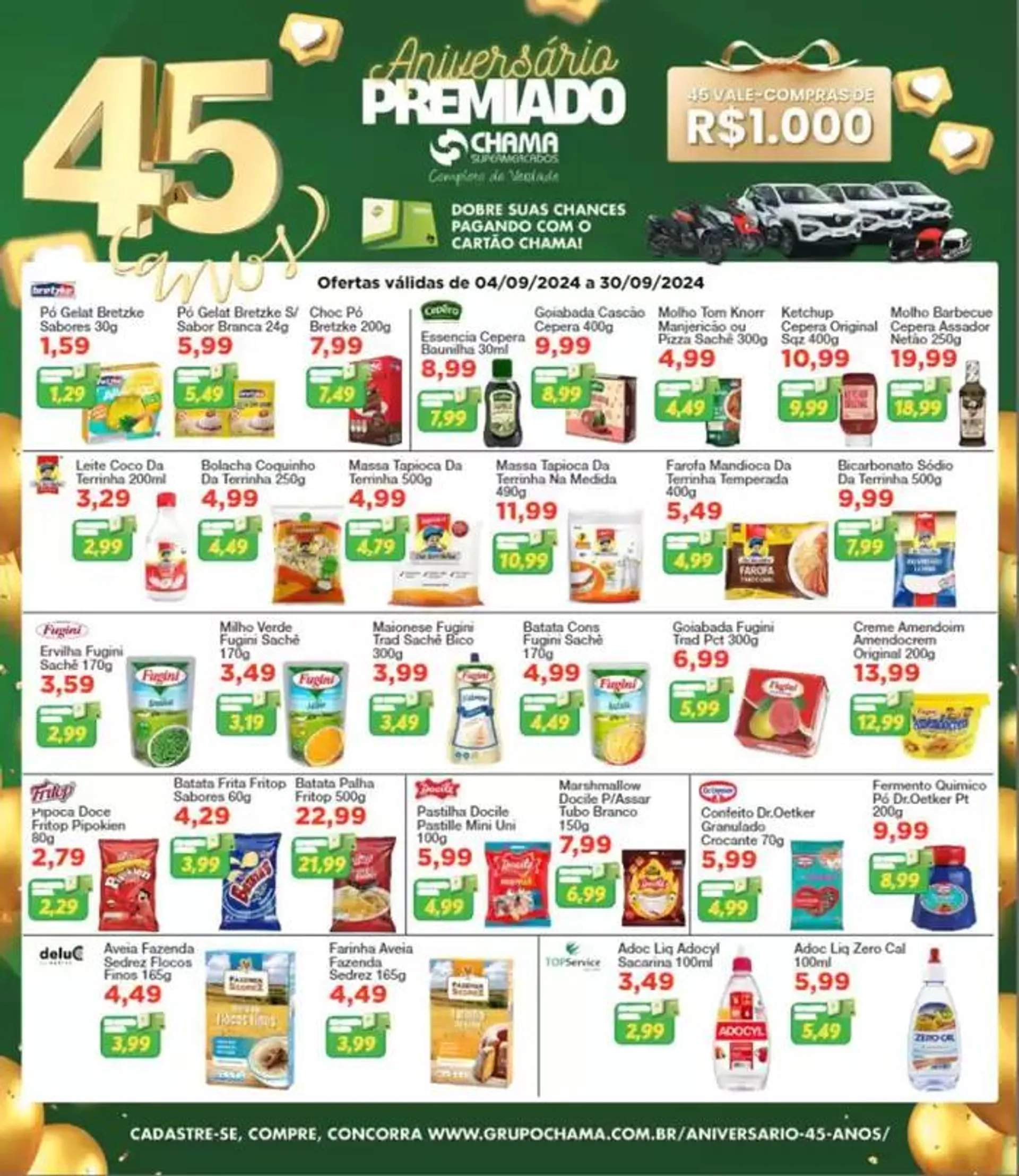 Encarte de Revista de Ofertas de Aniversário 45 Anos 17 de setembro até 30 de setembro 2024 - Pagina 13