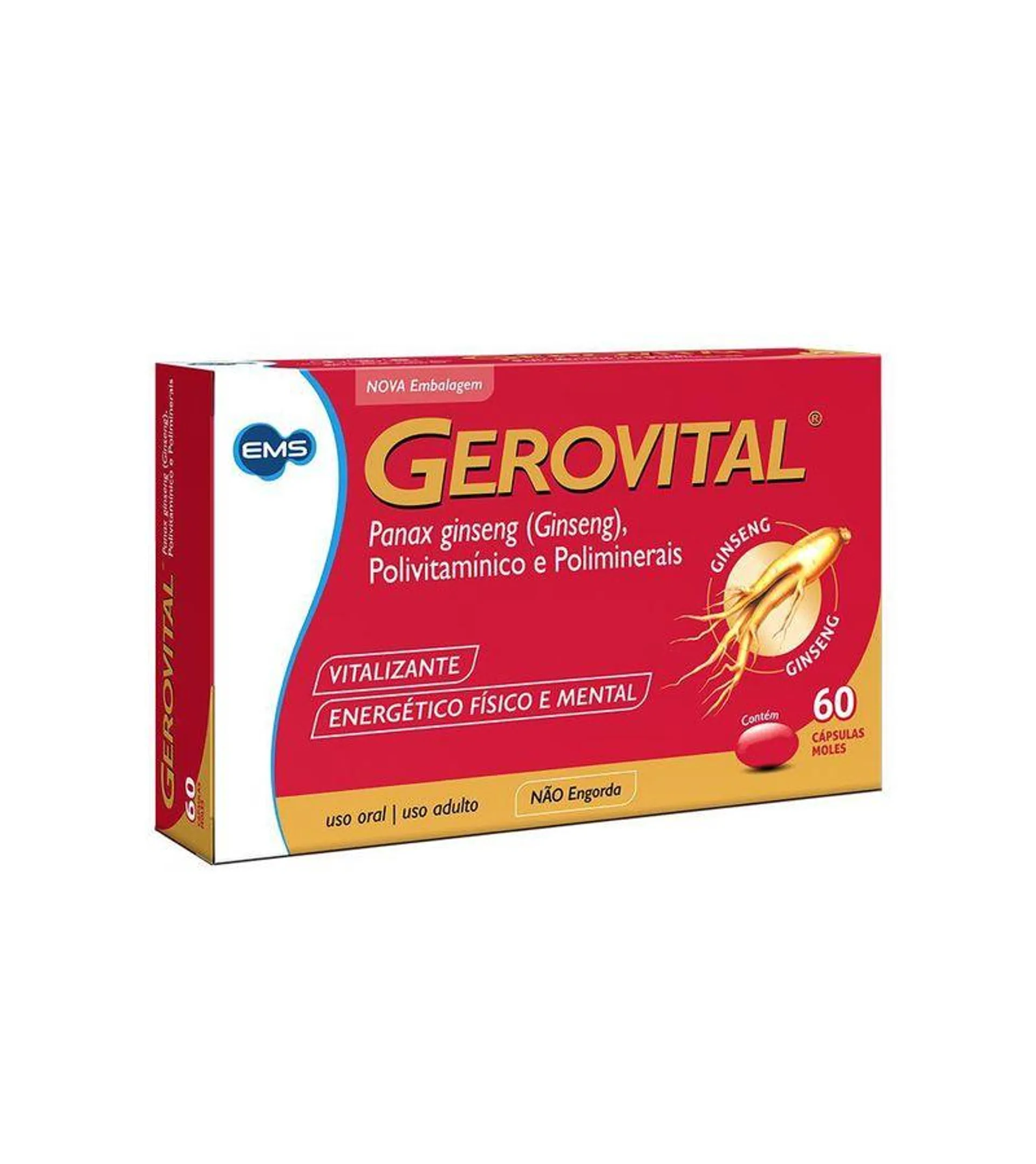 Gerovital Com 60 Capsulas