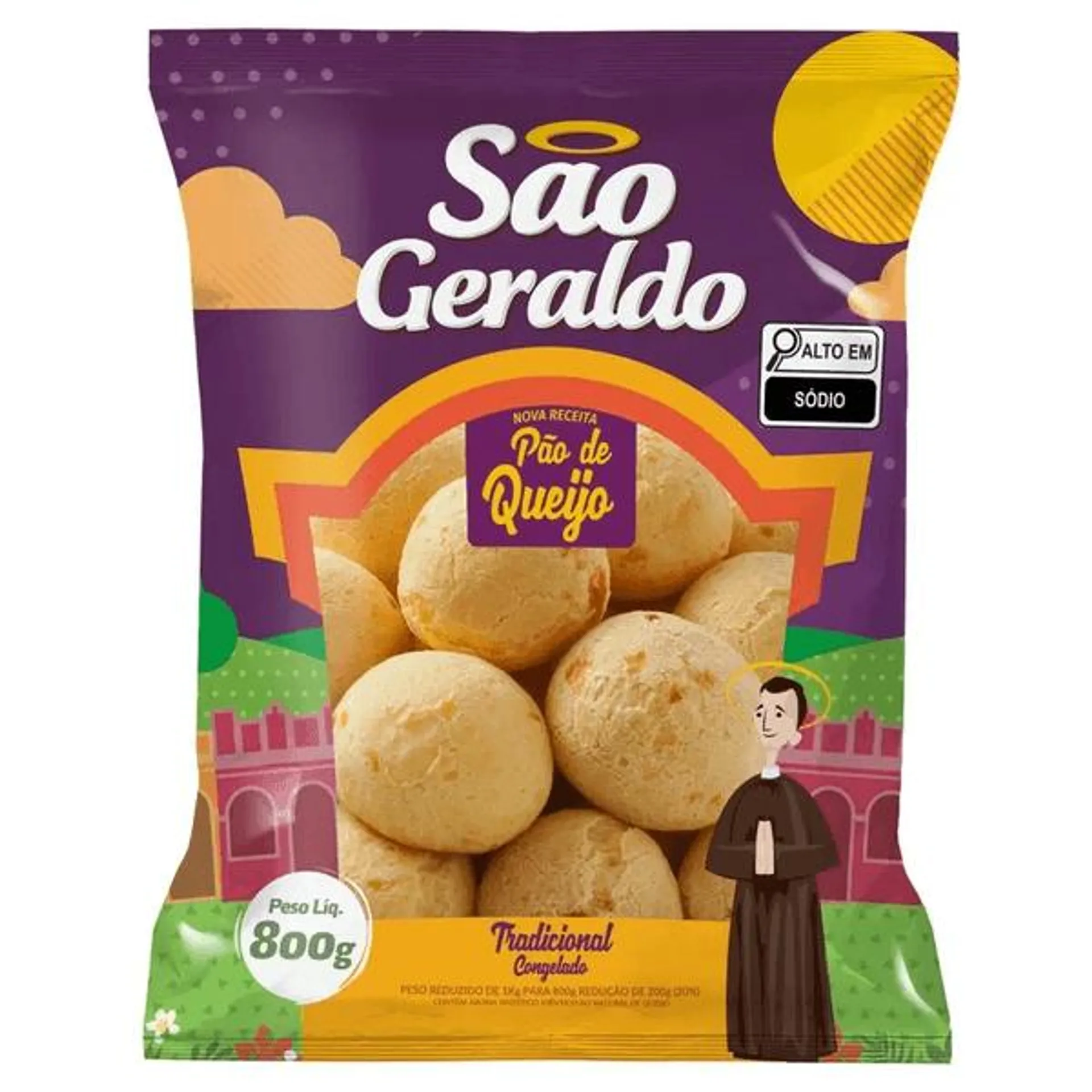 Pão de Queijo São Geraldo Tradicional 800g