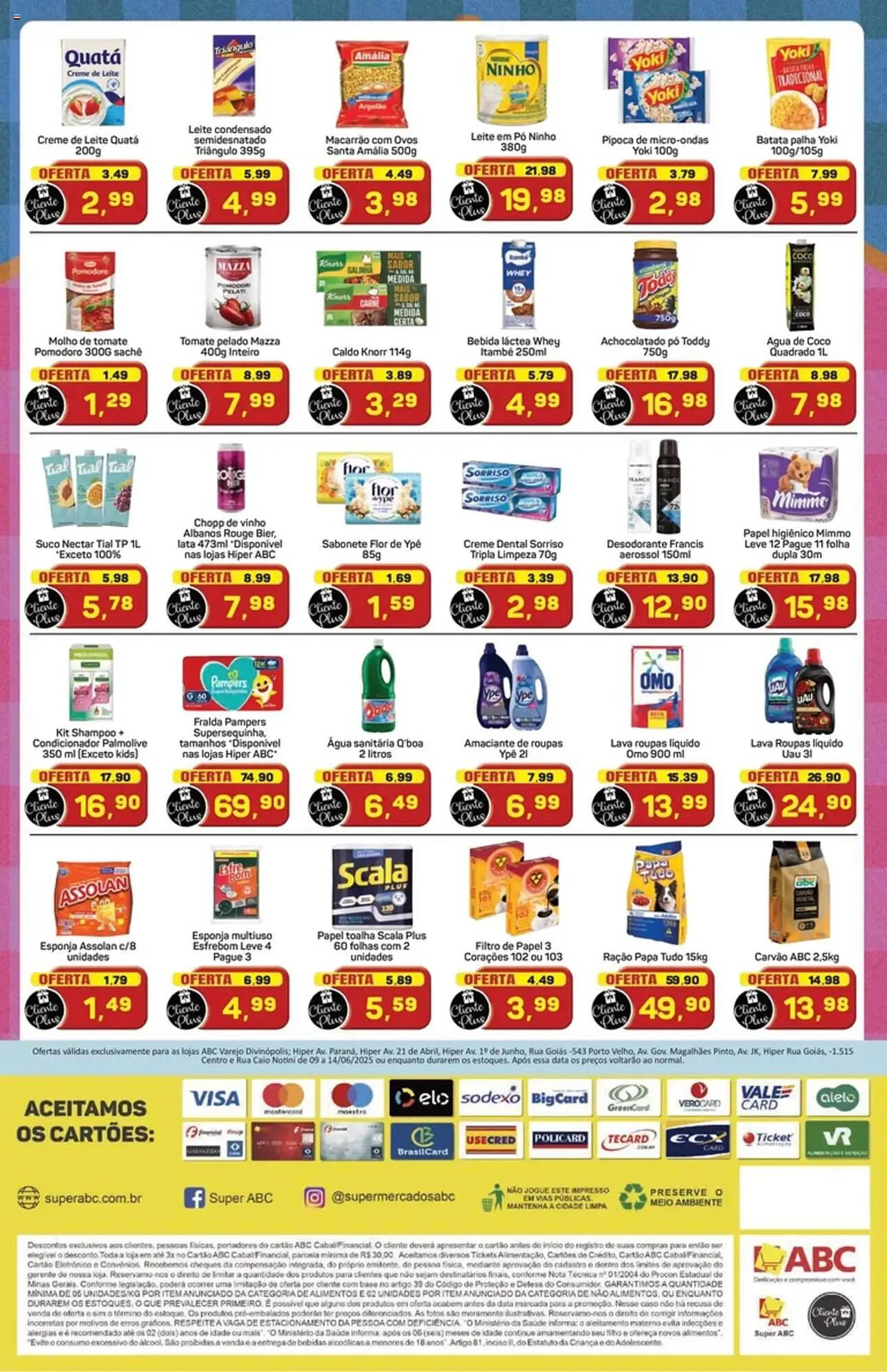 Encarte de Catálogo Supermercados ABC 9 de junho até 14 de junho 2025 - Pagina 2