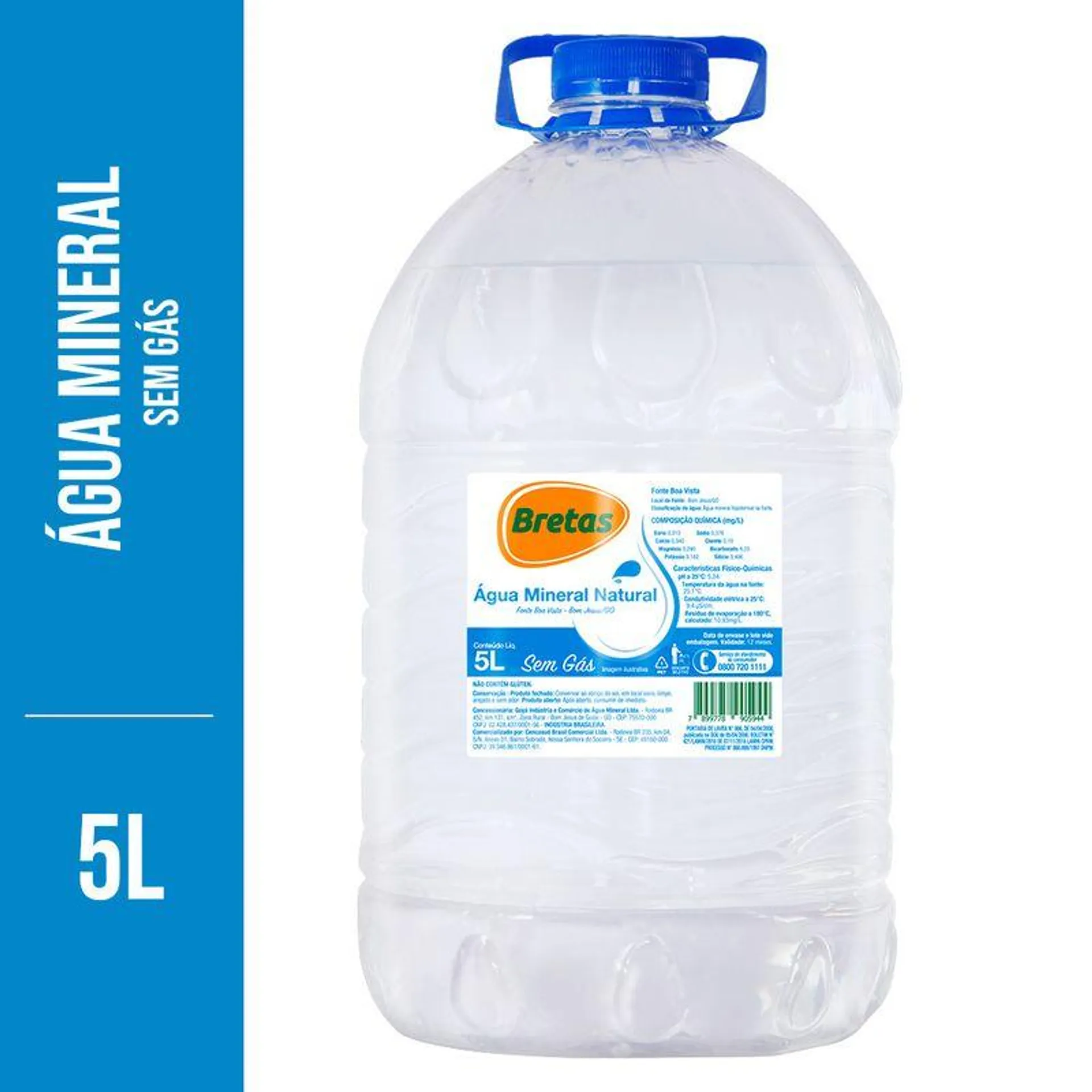 Água Mineral Bretas s/ Gás 5l