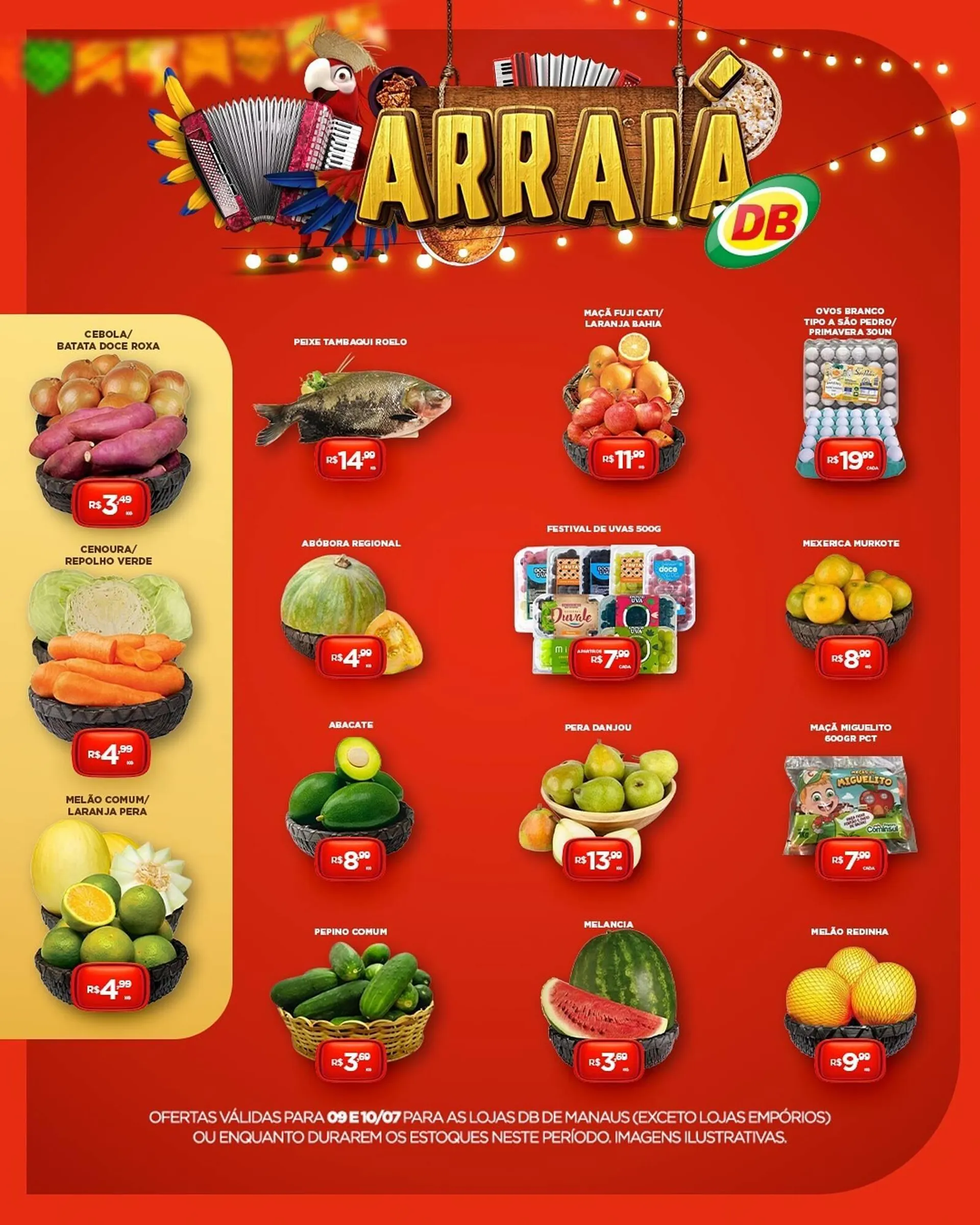 Encarte de Catálogo DB Supermercados 9 de julho até 10 de julho 2025 - Pagina 1