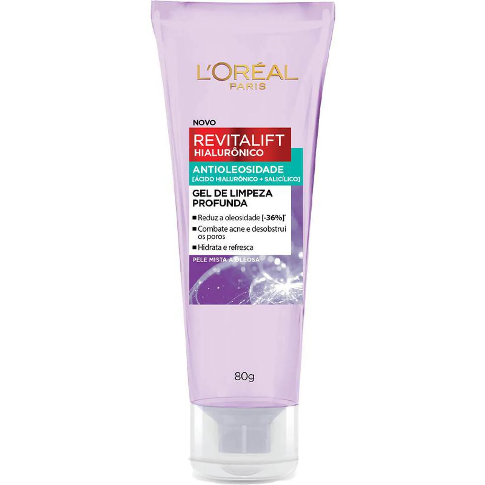 Gel Limpeza Loreal Revitalift Hialurônico 80g