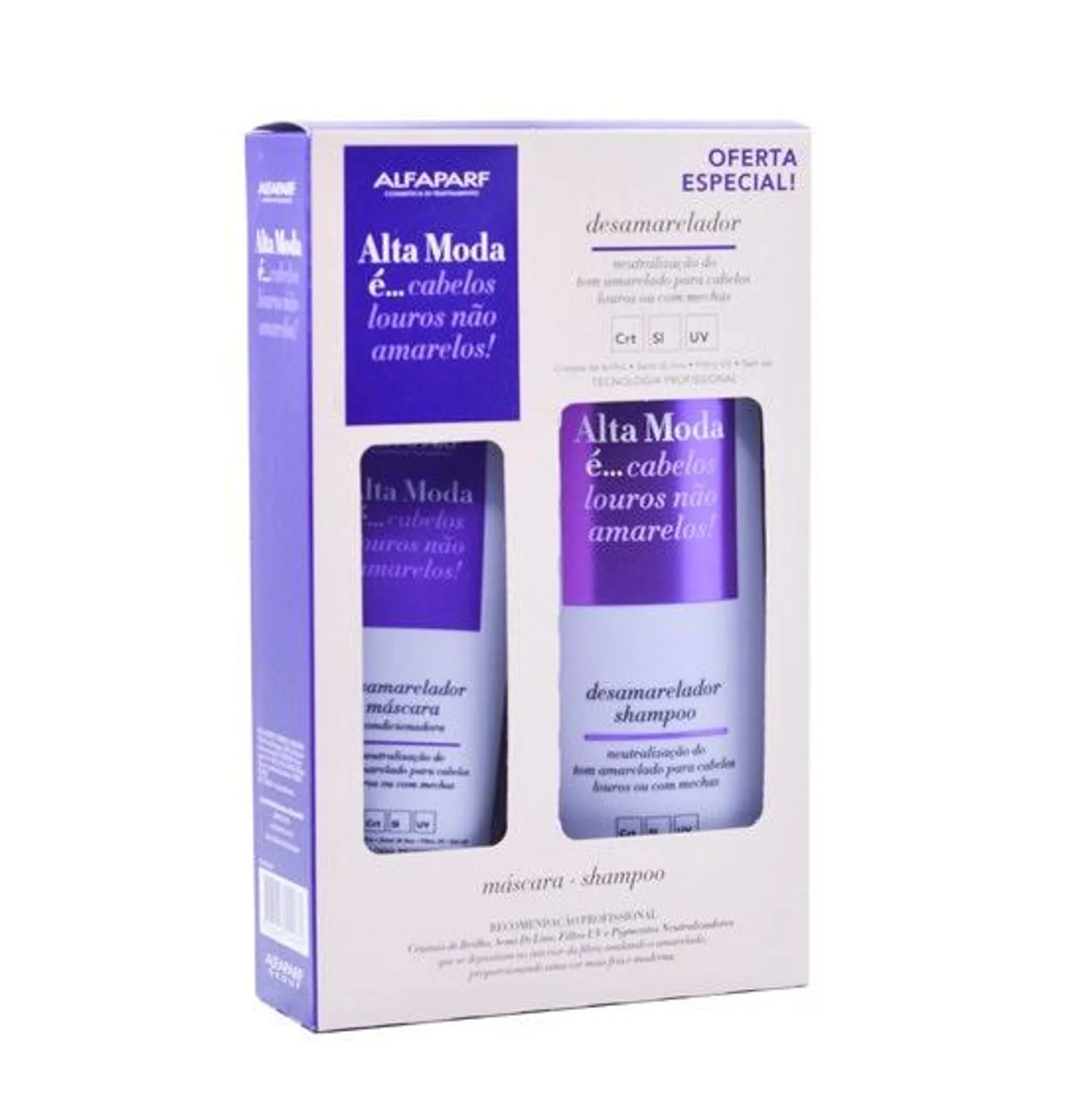 Kit Shampoo + Condicionador Alta Moda Desamarelador