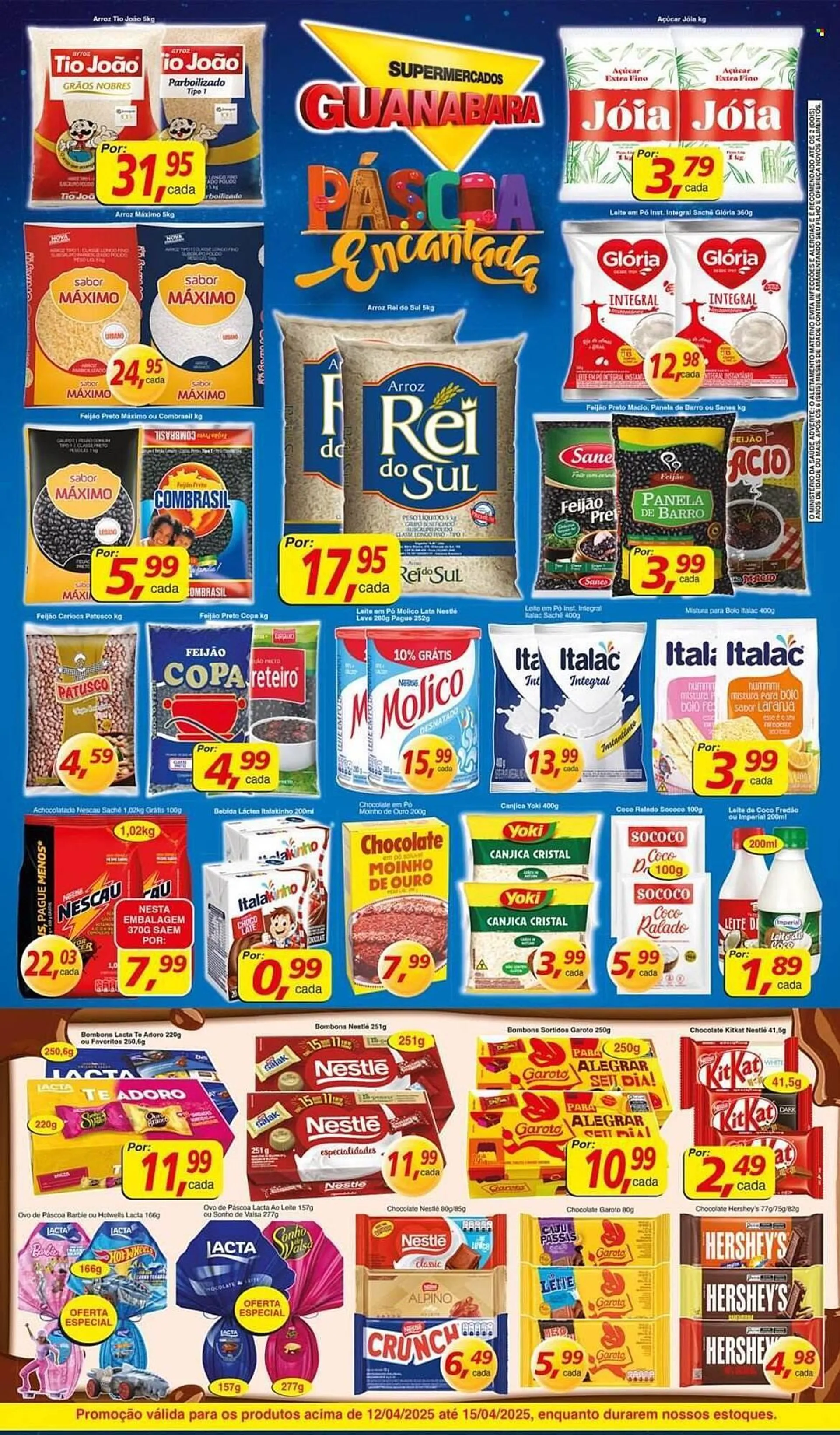 Encarte de Catálogo Supermercados Guanabara 12 de abril até 16 de abril 2025 - Pagina 2