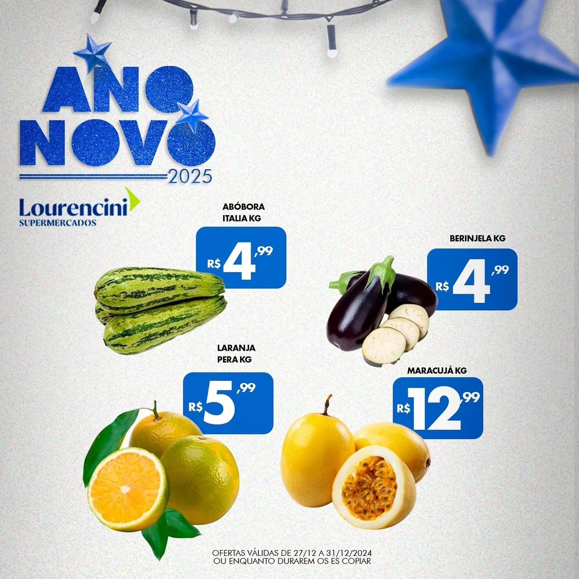 Encarte de Catálogo Lourencini Supermercados 27 de dezembro até 31 de dezembro 2024 - Pagina 3