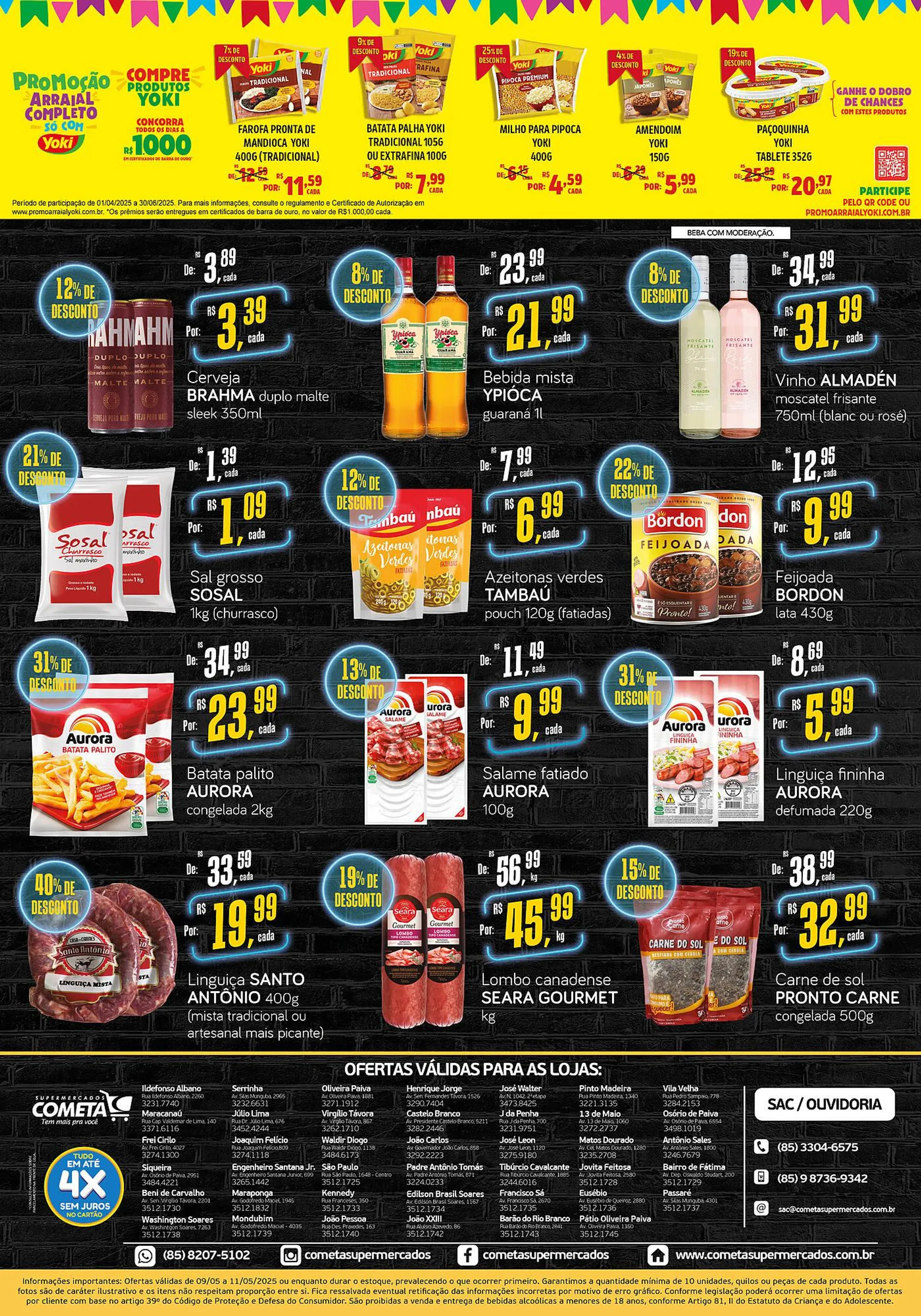 Encarte de Catálogo Cometa Supermercados 9 de maio até 11 de maio 2025 - Pagina 2