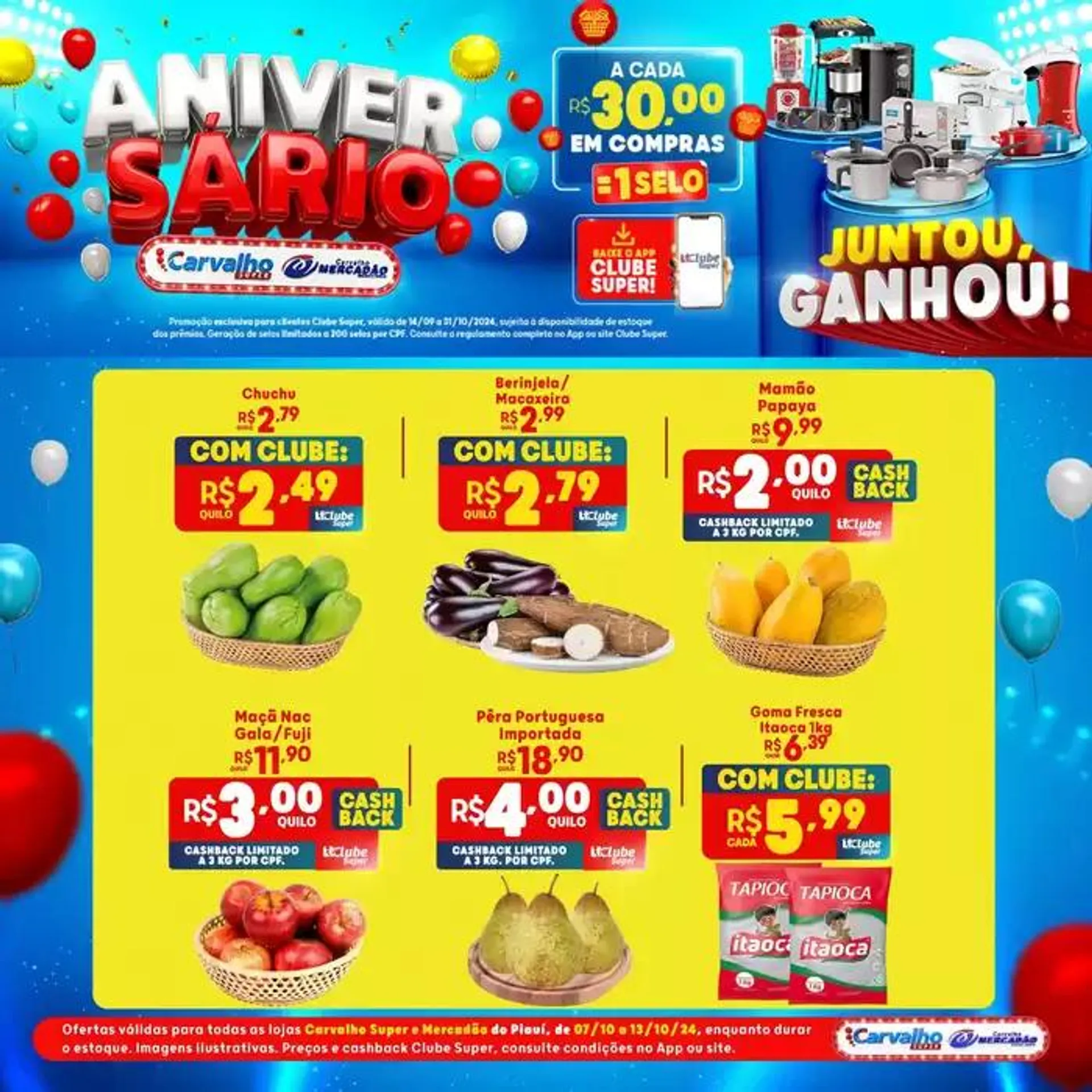 Encarte de Aniversário Carvalho Supermercado 7 de outubro até 31 de outubro 2024 - Pagina 4