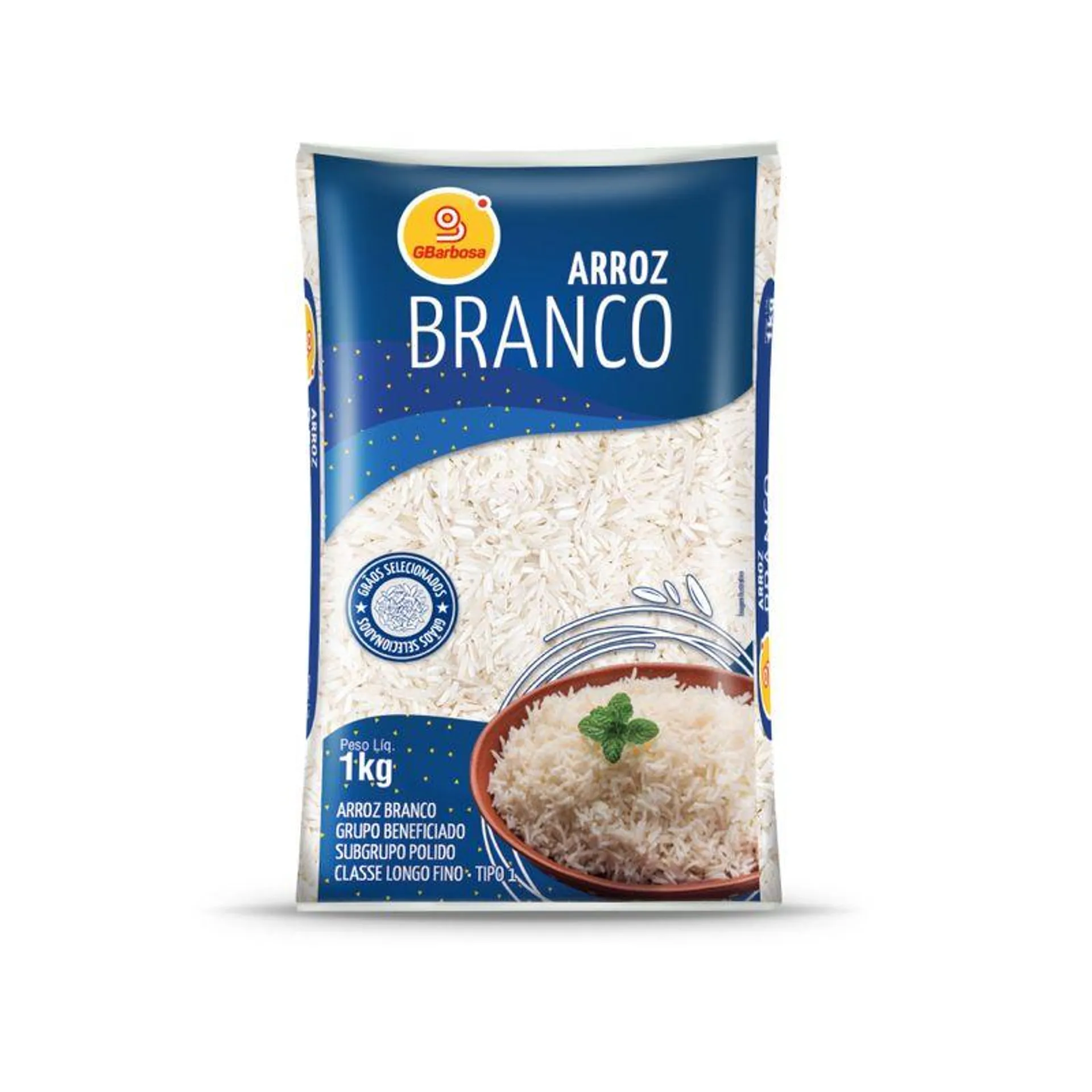 Arroz Branco GBarbosa Tipo 1 1Kg