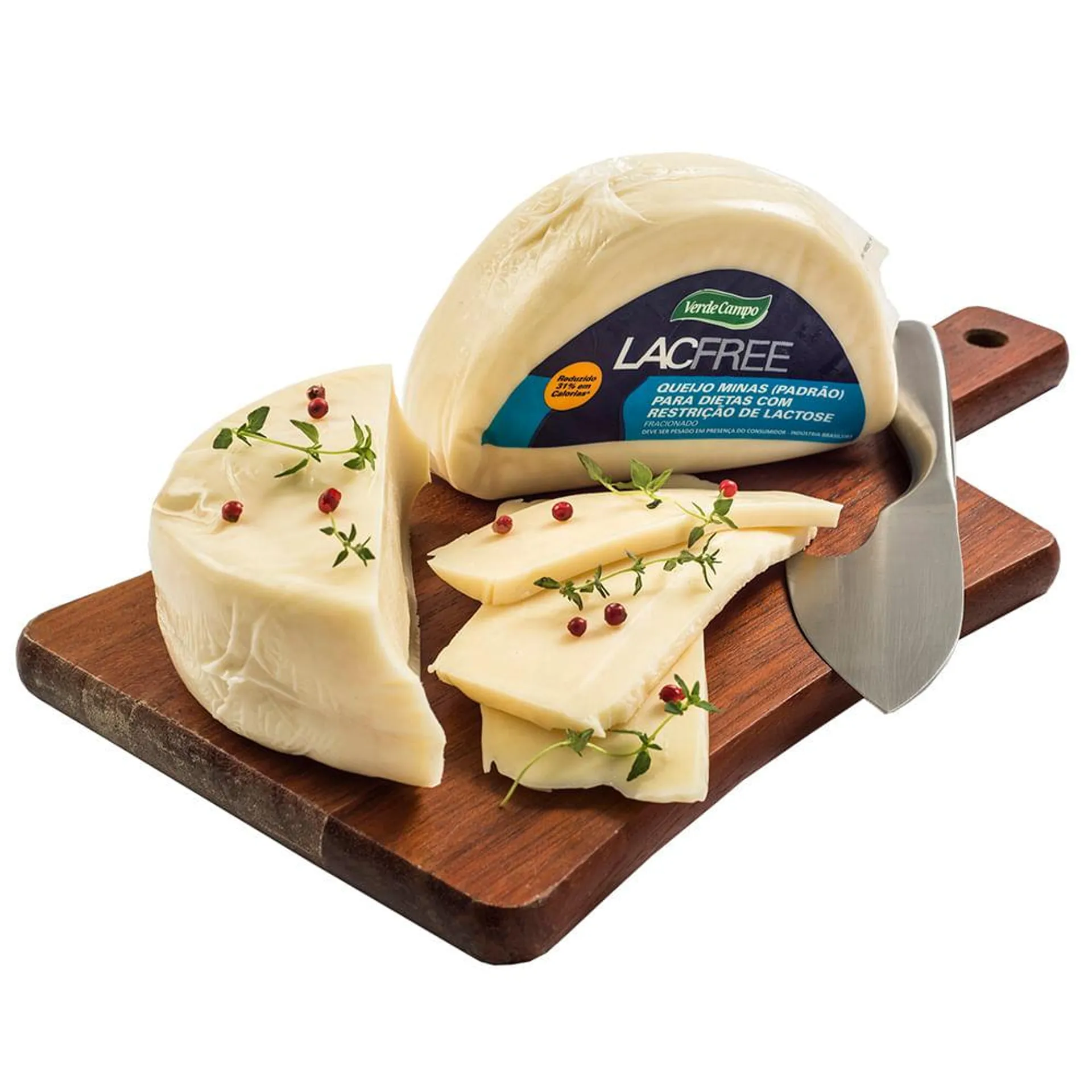 Queijo Minas Padrão Lacfree Verde Campo Kg