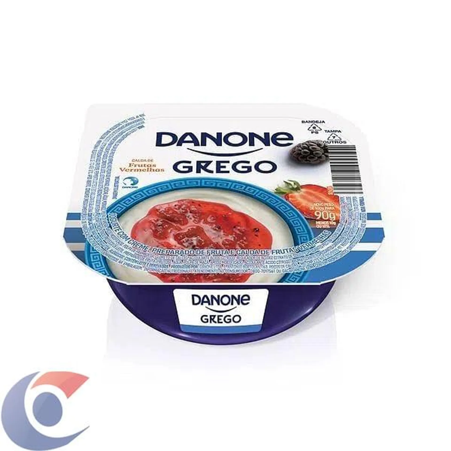 Iogurte Grego Danone Frutas Vermelhas 90g