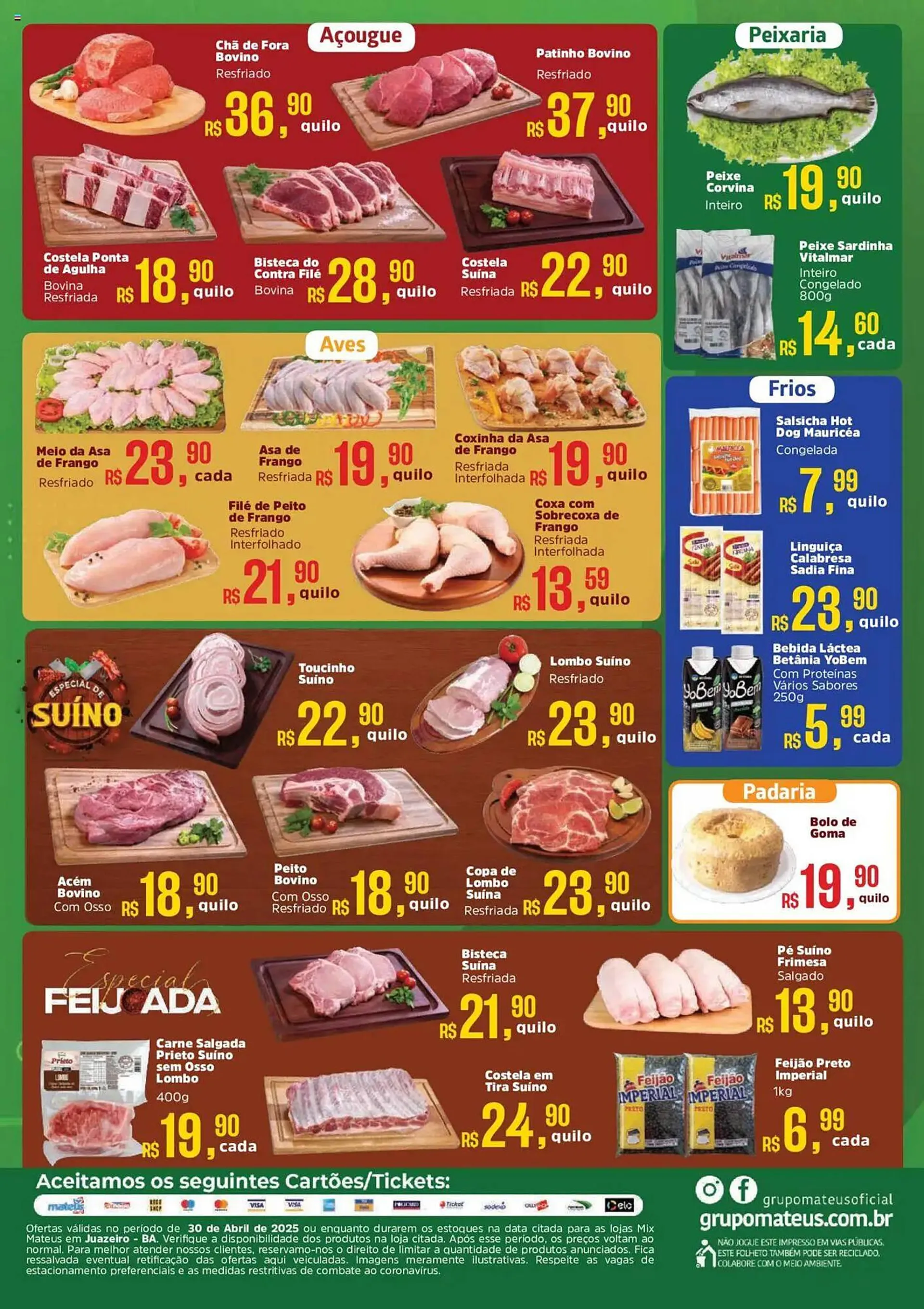 Encarte de Catálogo Supermercados Mateus 30 de abril até 30 de abril 2025 - Pagina 2