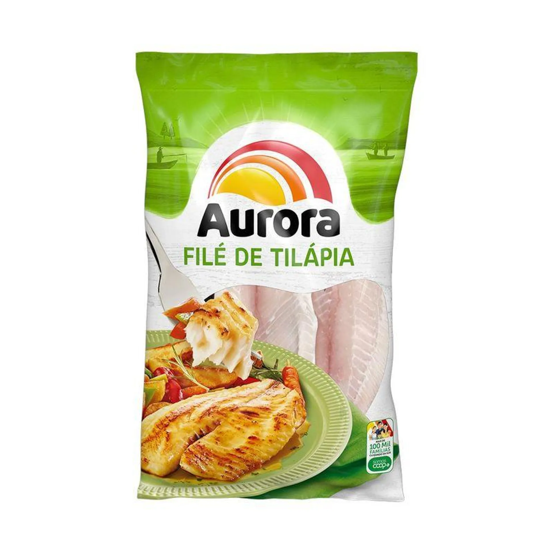 Peixe Tilápia Aurora Filé 400g