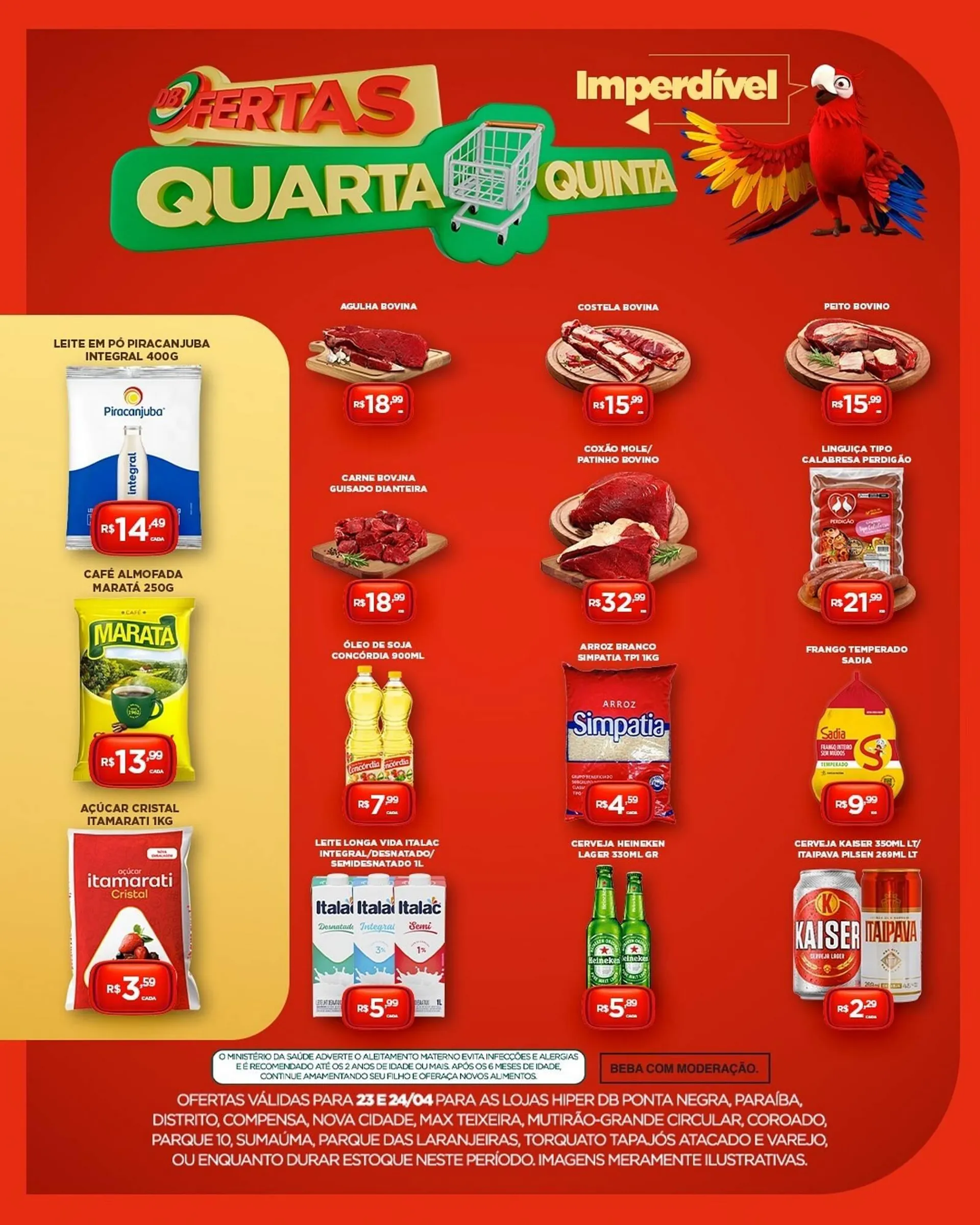 Encarte de Catálogo DB Supermercados 23 de abril até 24 de abril 2025 - Pagina 2