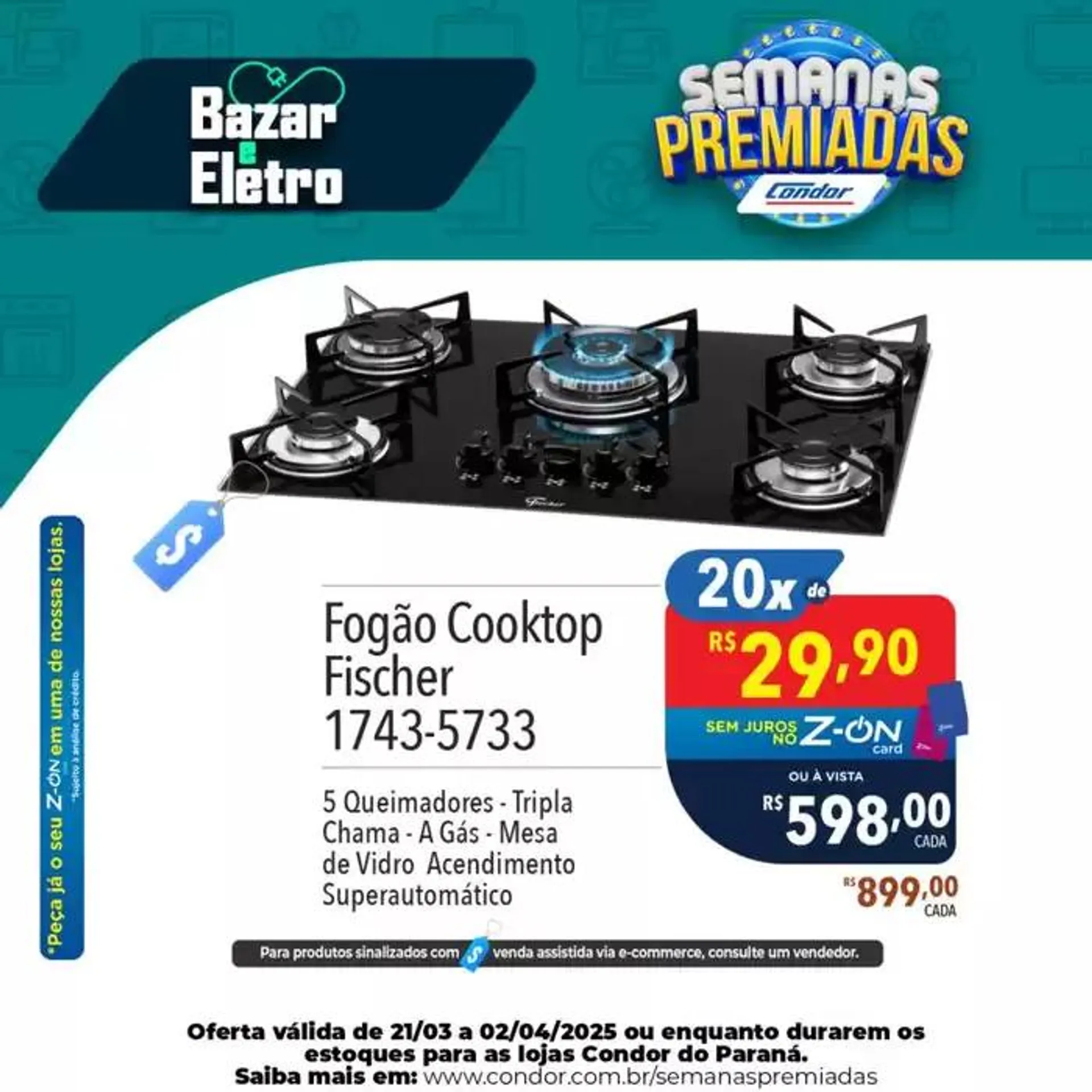 Encarte de Supermercados Condor Bazar e Eletro 25 de março até 2 de abril 2025 - Pagina 5