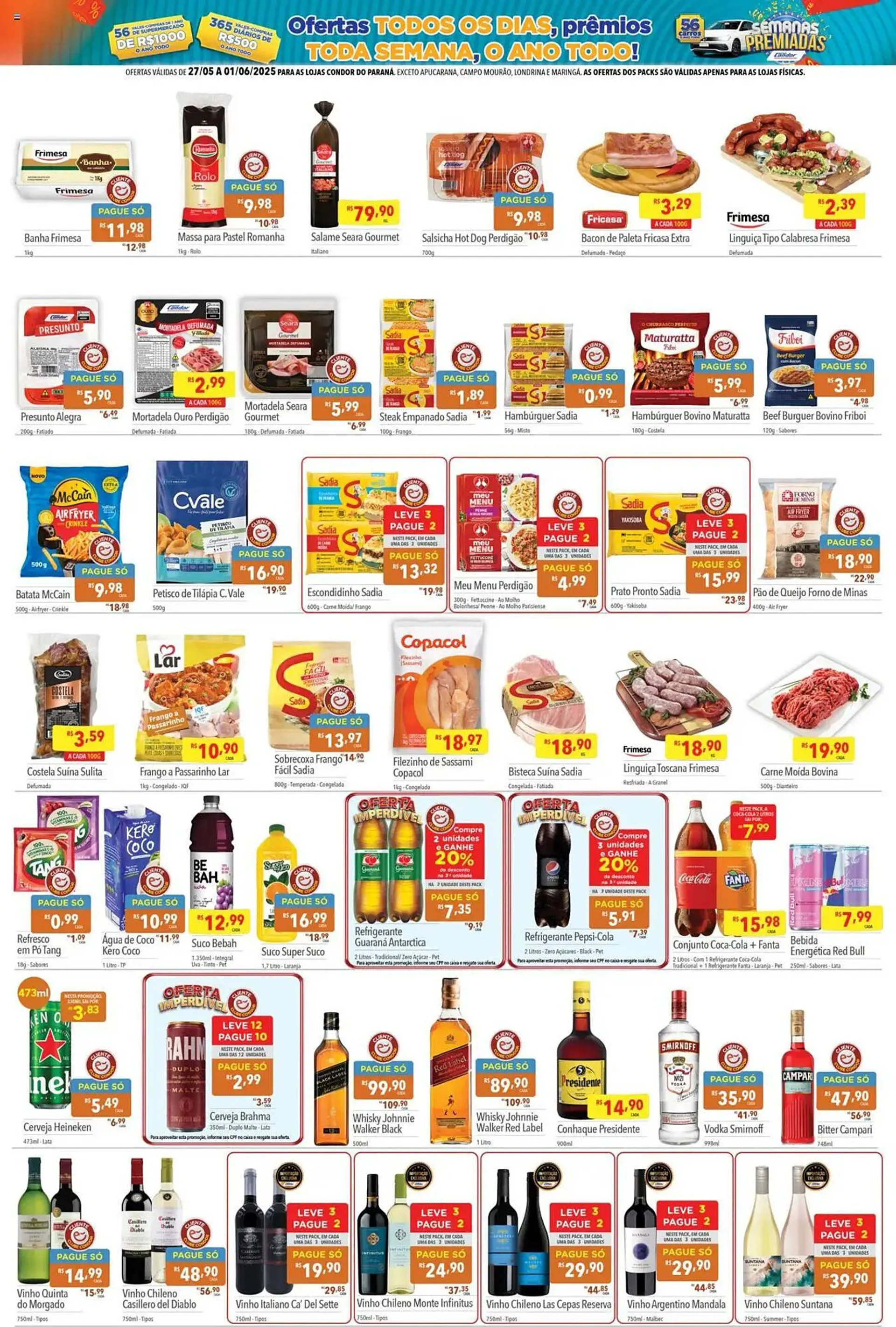 Encarte de Catálogo Supermercados Condor 27 de maio até 2 de junho 2025 - Pagina 3