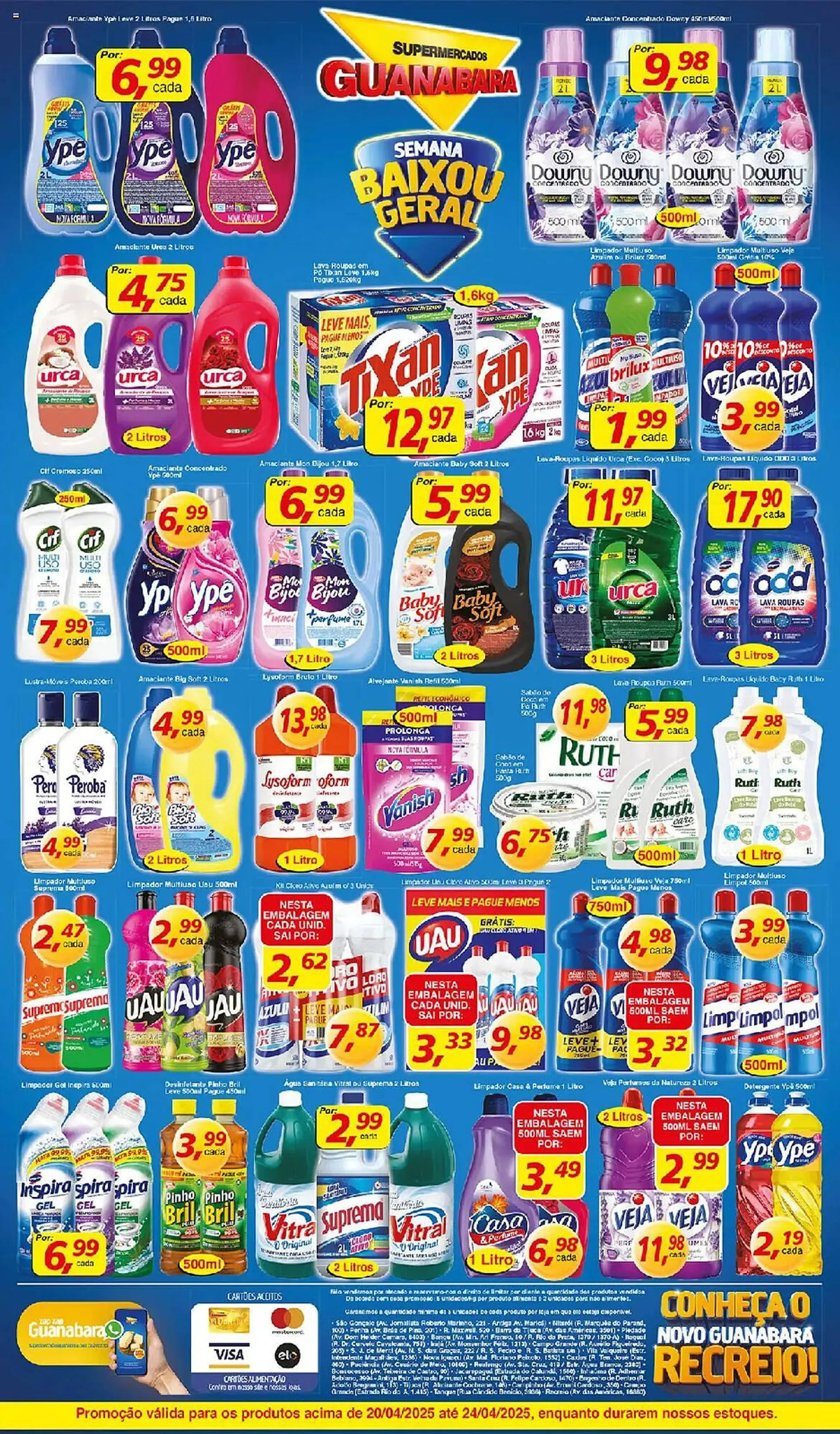 Encarte de Catálogo Supermercados Guanabara 20 de abril até 24 de abril 2025 - Pagina 8