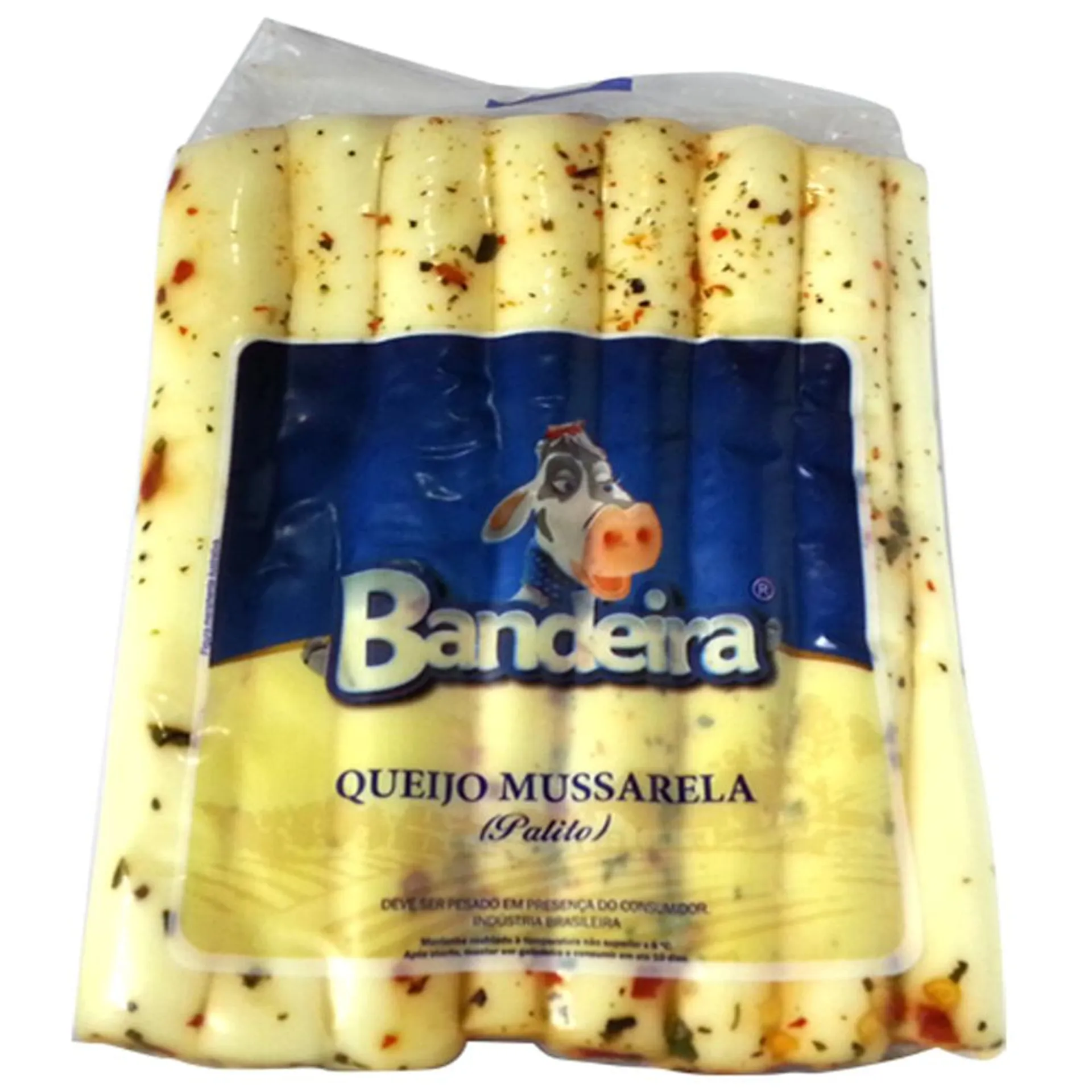 Queijo Muçarela Bandeira 252g Palito Condimentado