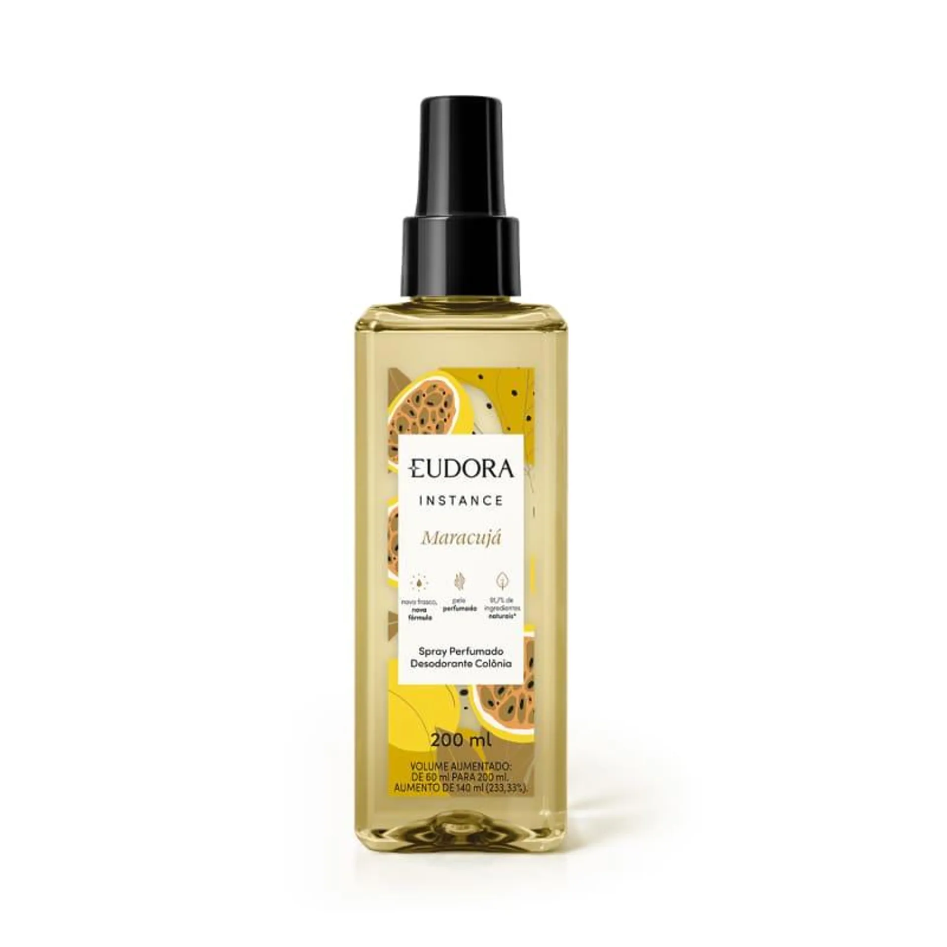 Spray Perfumado Desodorante Colônia Instance Maracujá 200ml