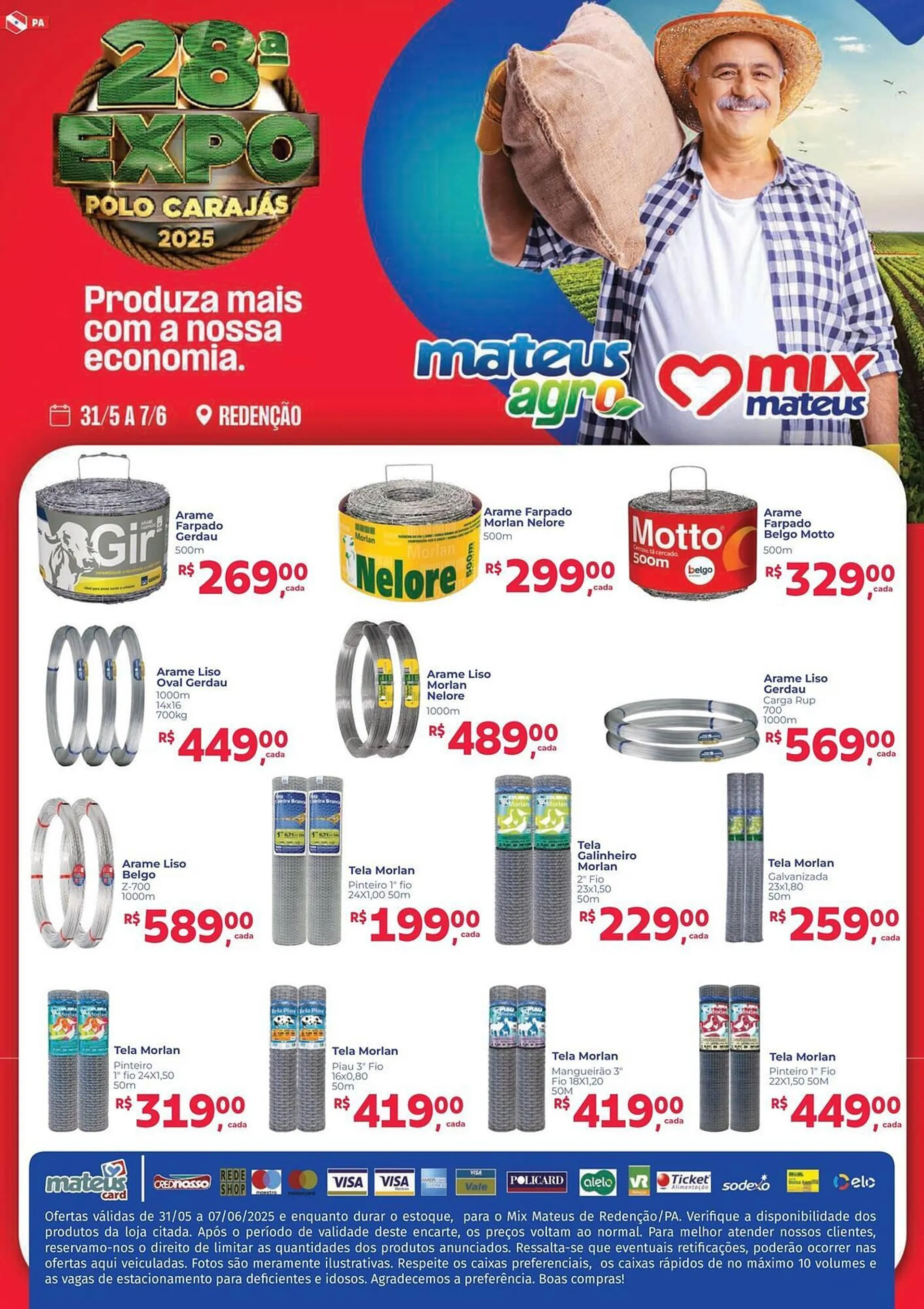 Encarte de Catálogo Supermercados Mateus 2 de junho até 7 de junho 2025 - Pagina 1