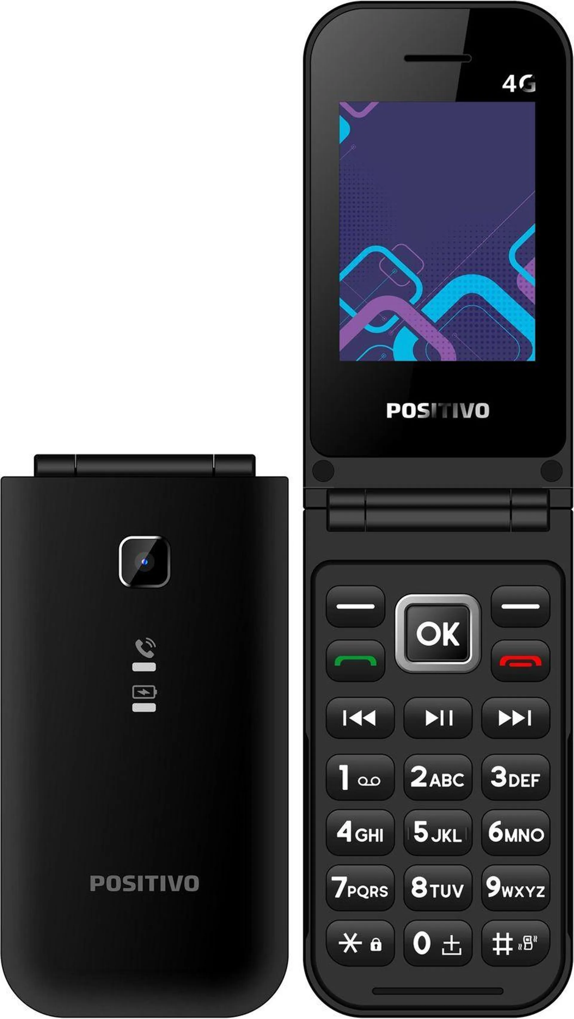 Smartphone / Telefone Celular Positivo P51 Preto