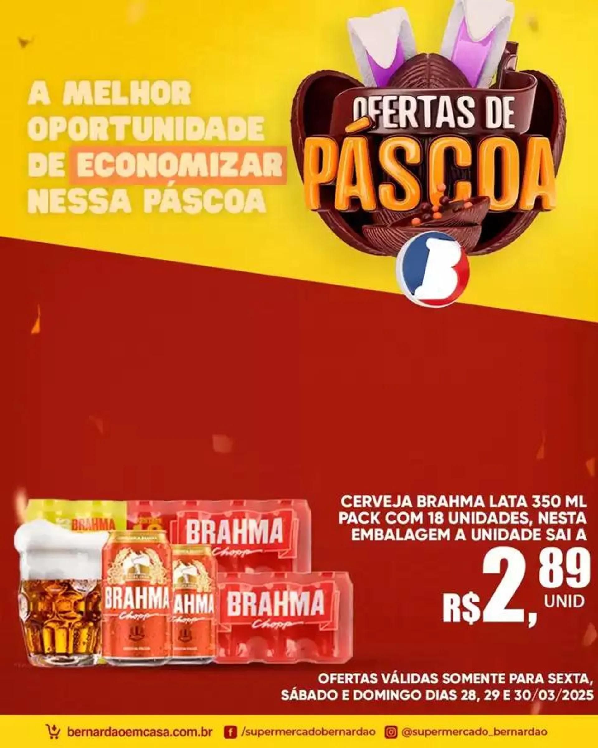 Encarte de Encarte Supermercado Bernardão 28 de março até 30 de março 2025 - Pagina 3