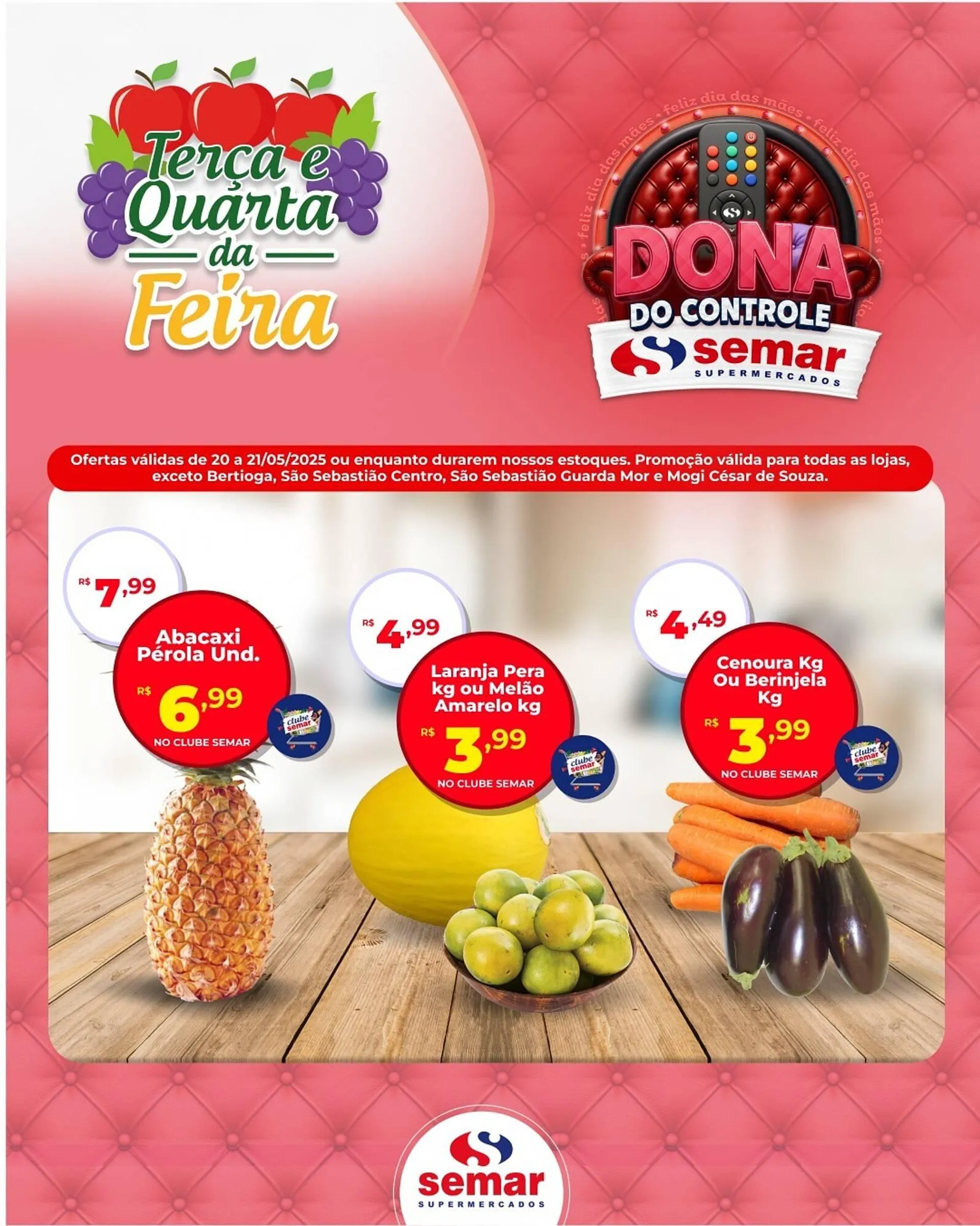 Encarte de Catálogo Semar Supermercado 20 de maio até 21 de maio 2025 - Pagina 2