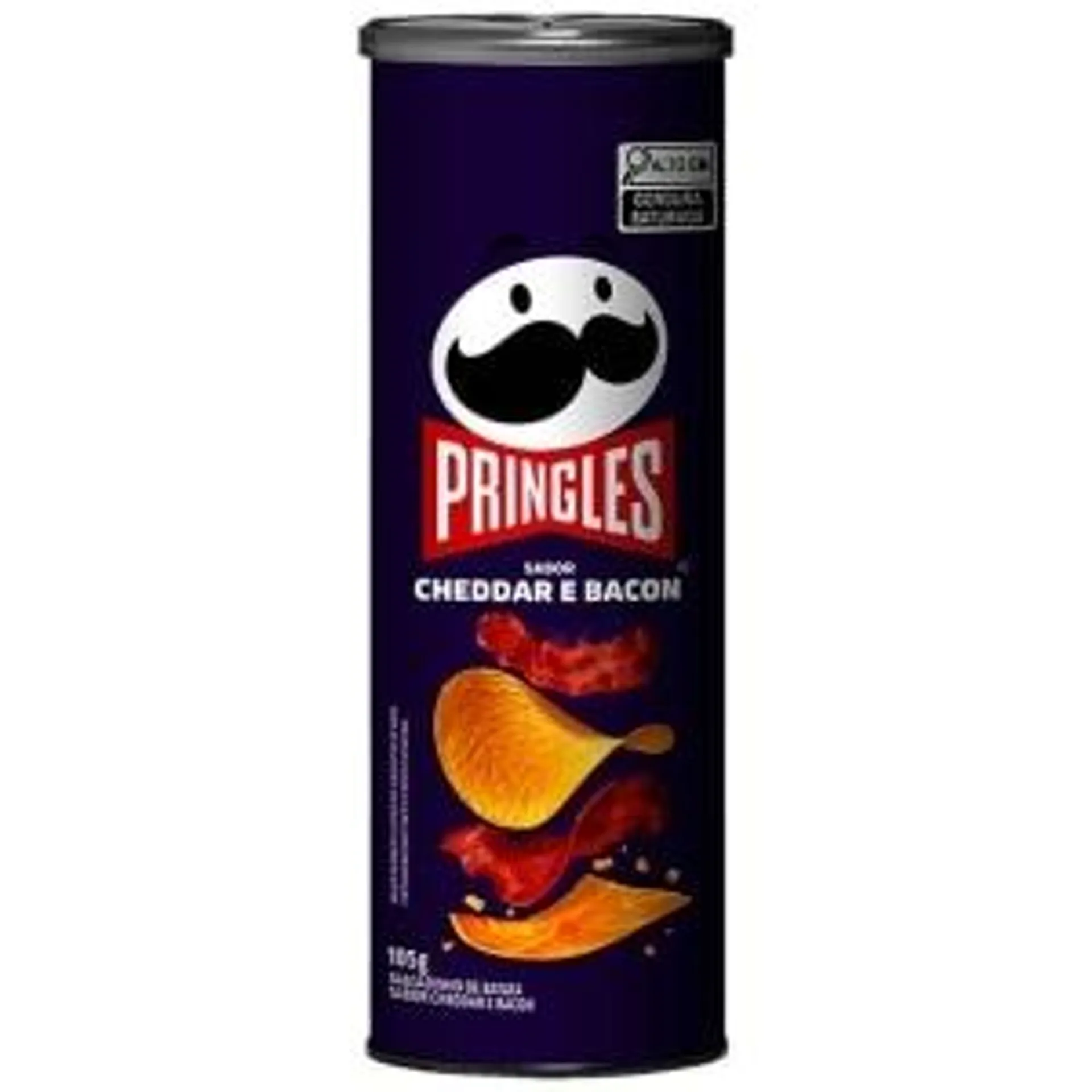 Batata Pringles Cheddar e Bacon 105g