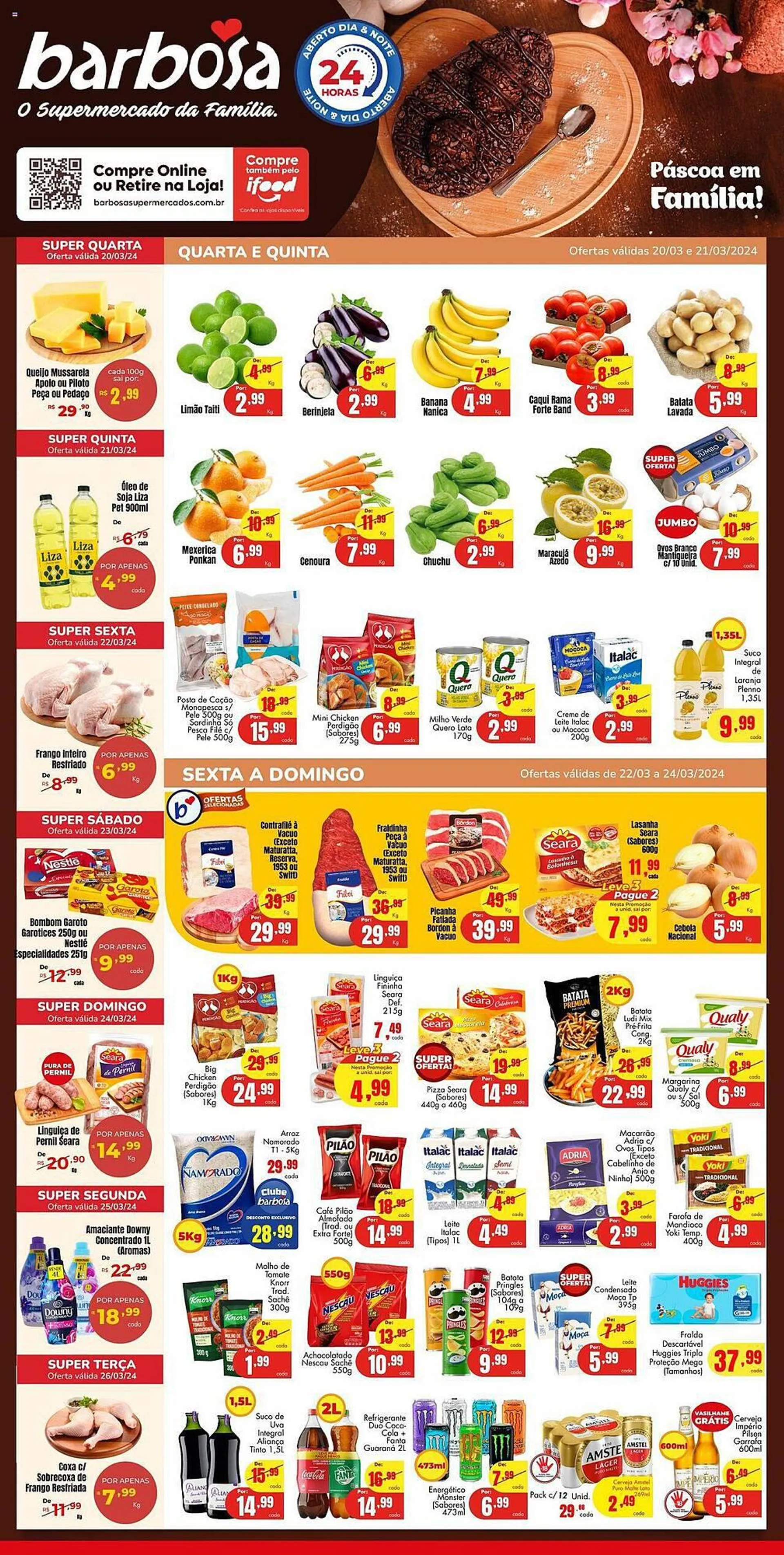 Encarte de Catálogo Barbosa Supermercados 20 de março até 26 de março 2024 - Pagina 