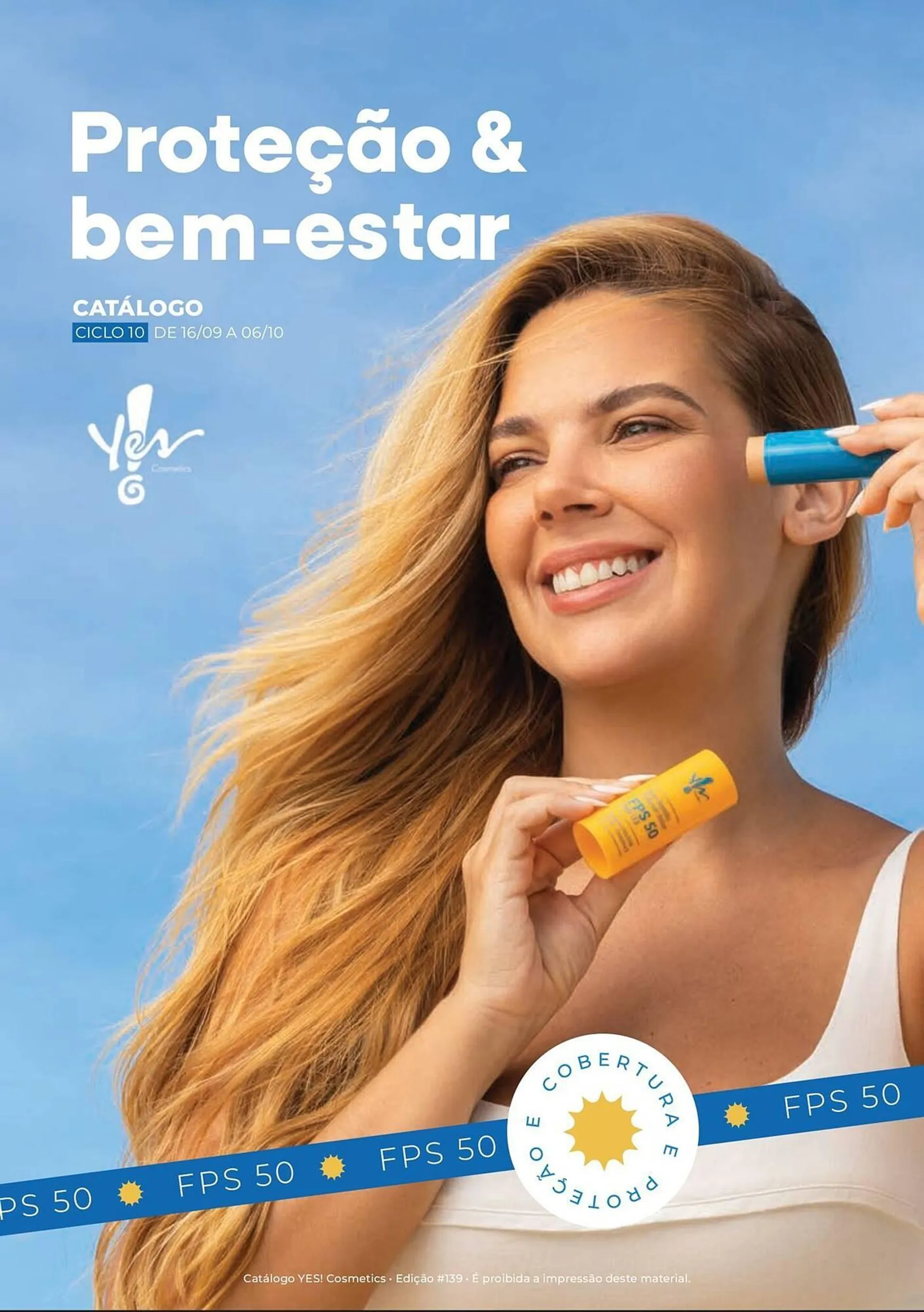 Encarte de Catálogo Yes Cosmetics 2 de outubro até 31 de outubro 2024 - Pagina 1