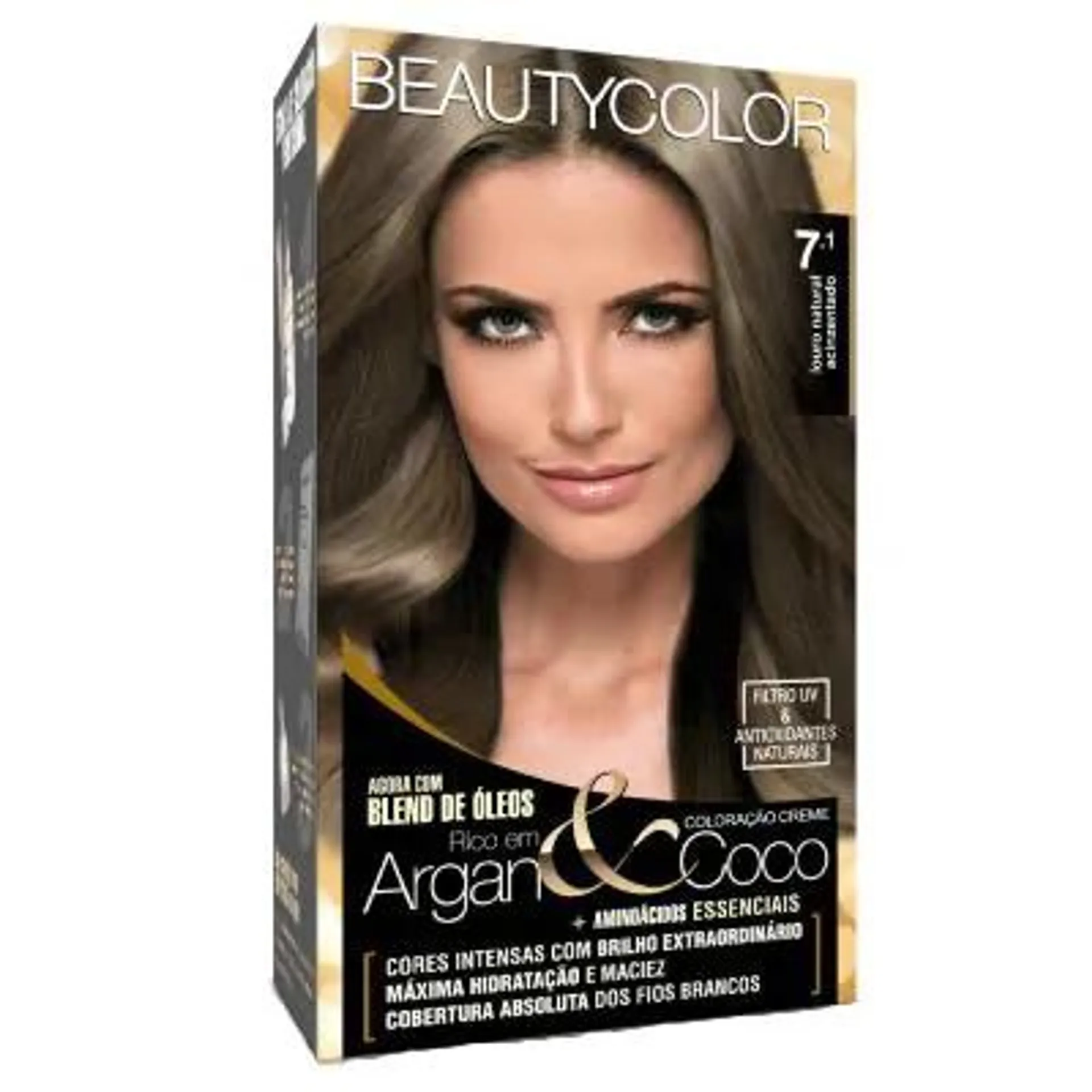 Tintura BeautyColor 7.1 Louro Natural Acinzentado