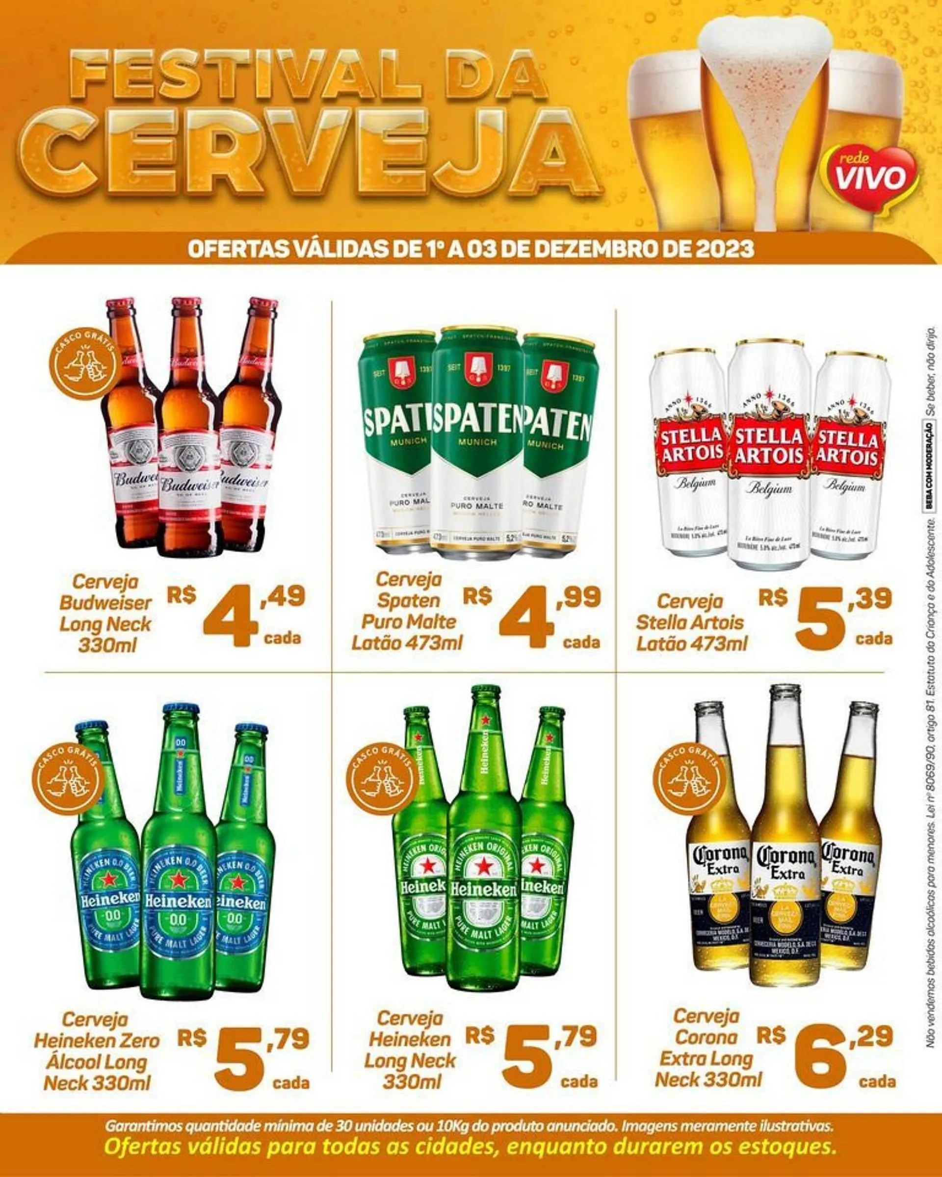 Encarte de Catálogo Rede Vivo 1 de dezembro até 3 de dezembro 2023 - Pagina 1