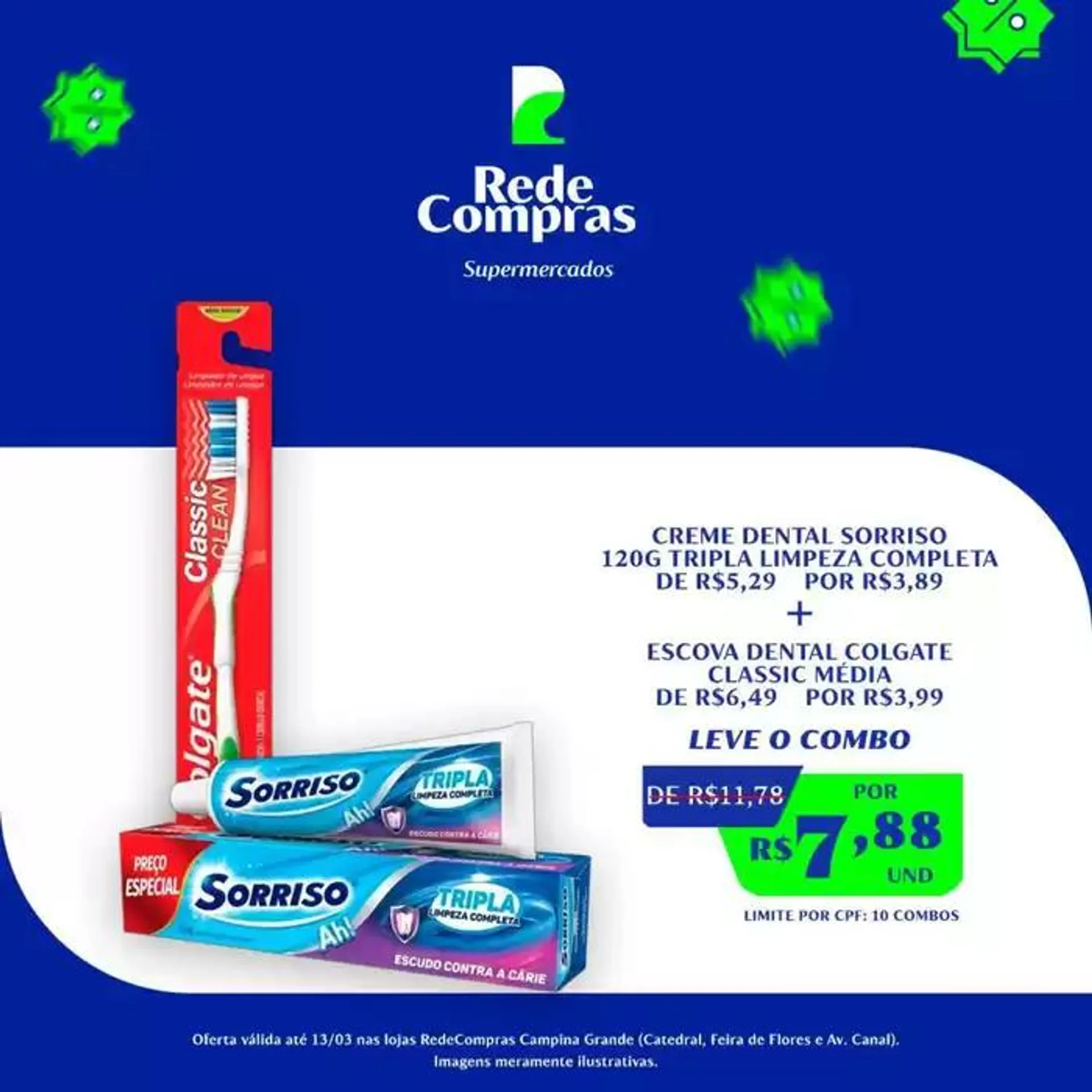 Encarte de Encarte Rede Compras 11 de março até 13 de março 2025 - Pagina 1