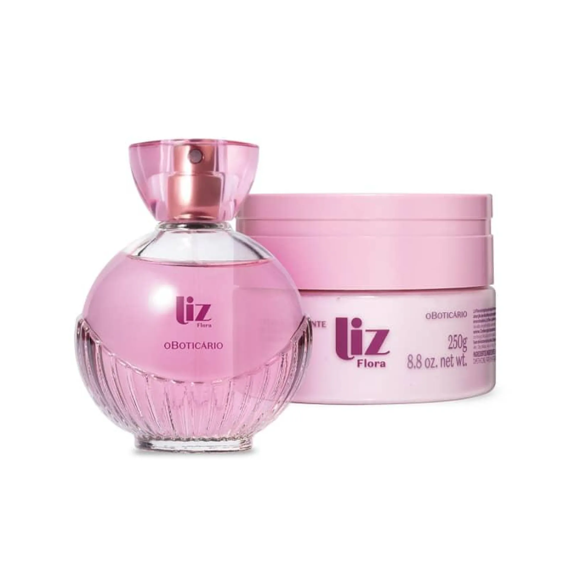 Combo Presente Liz Flora: Desodorante Colônia 100ml + Hidratante Desodorante 250g