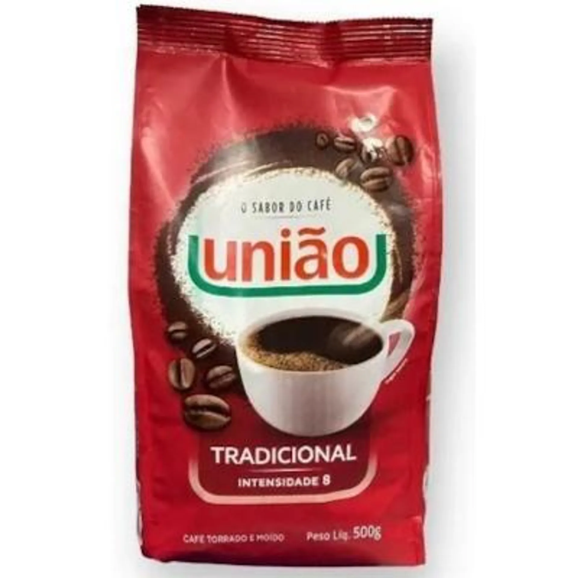 Café Torrado e Moído Tradicional (em pó) Pouch 500g - União
