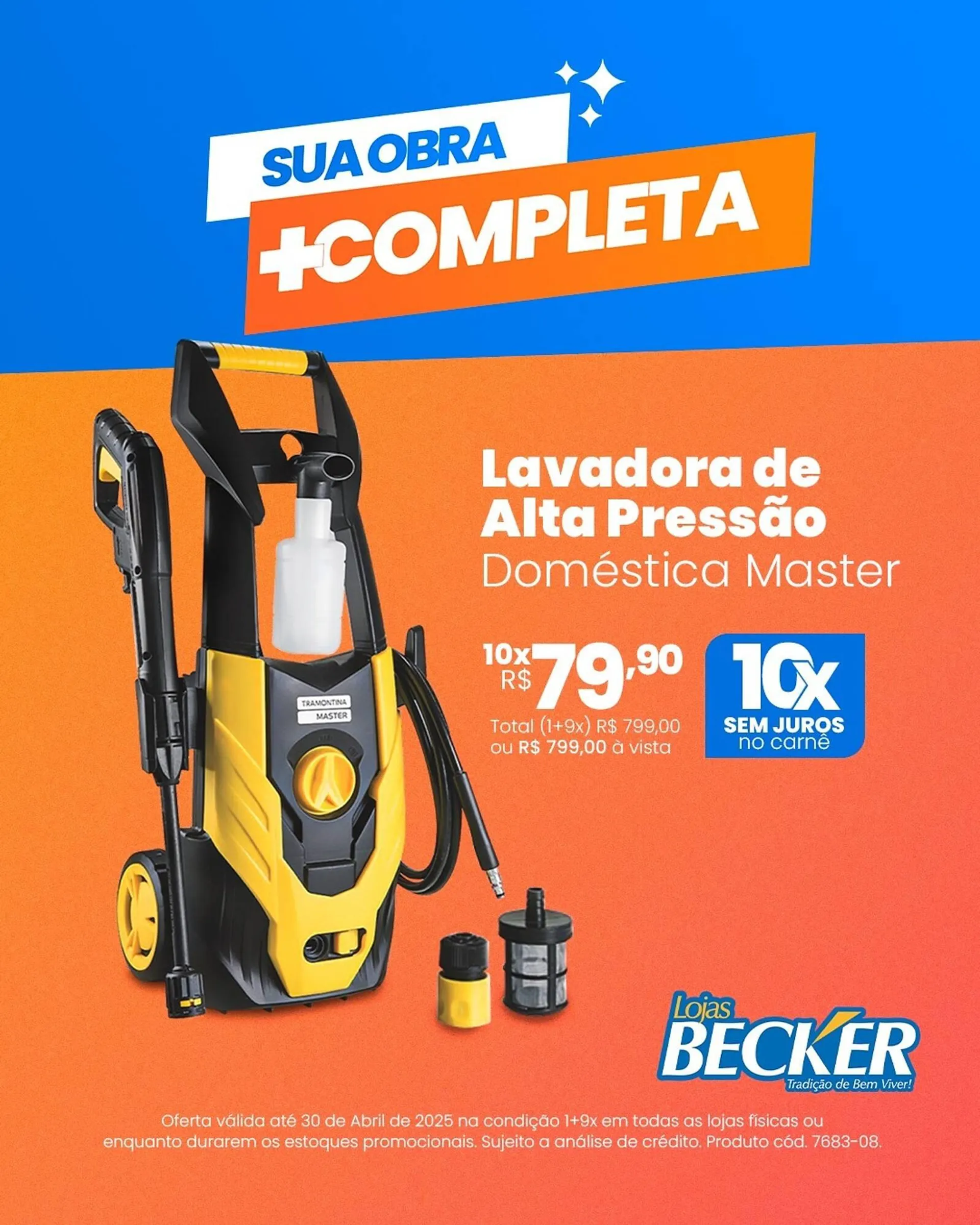 Encarte de Catálogo Lojas Becker 1 de abril até 30 de abril 2025 - Pagina 1