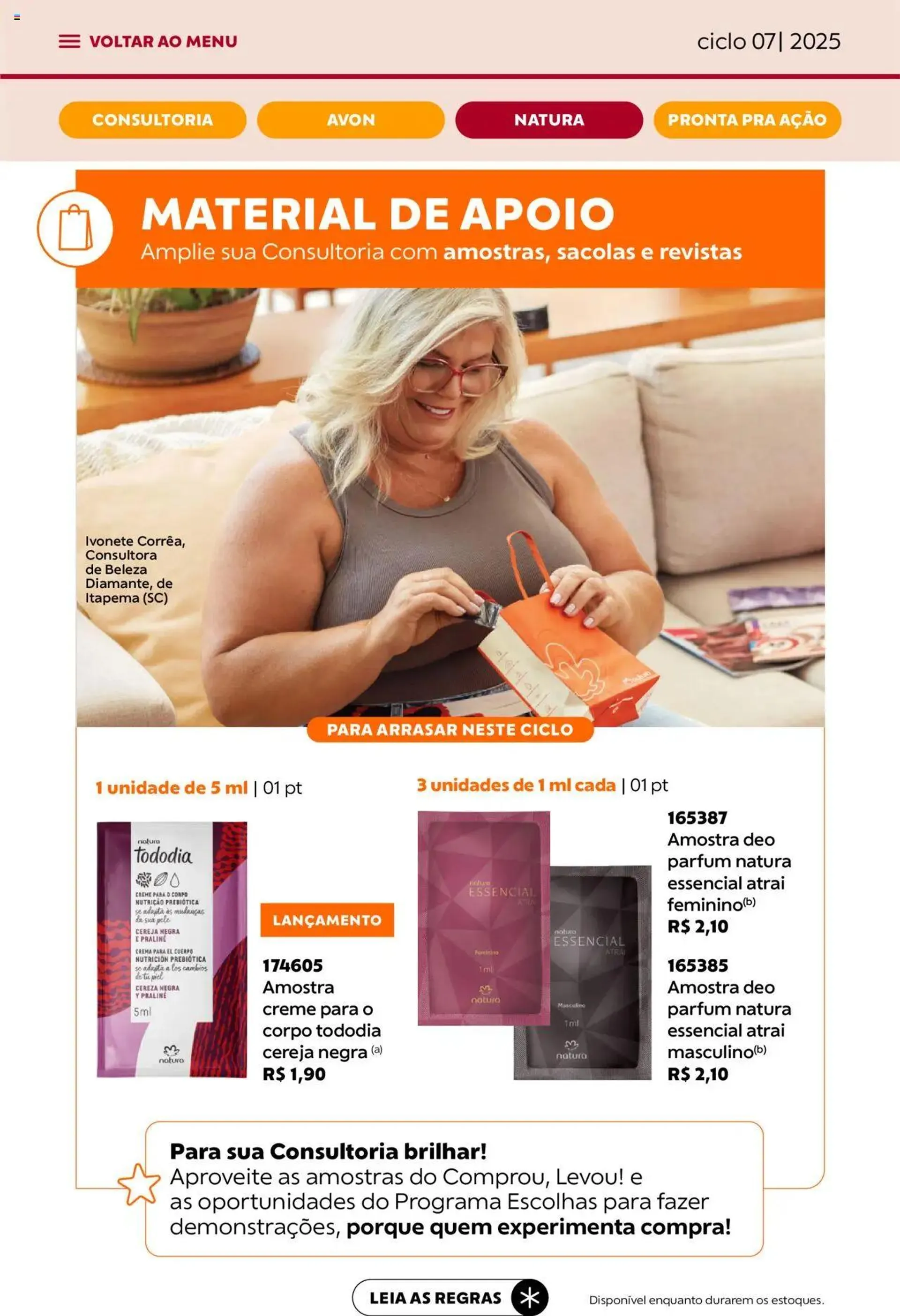 Encarte de Avon - Campanha 07: Minha Consultoria 3 de abril até 1 de maio 2025 - Pagina 79
