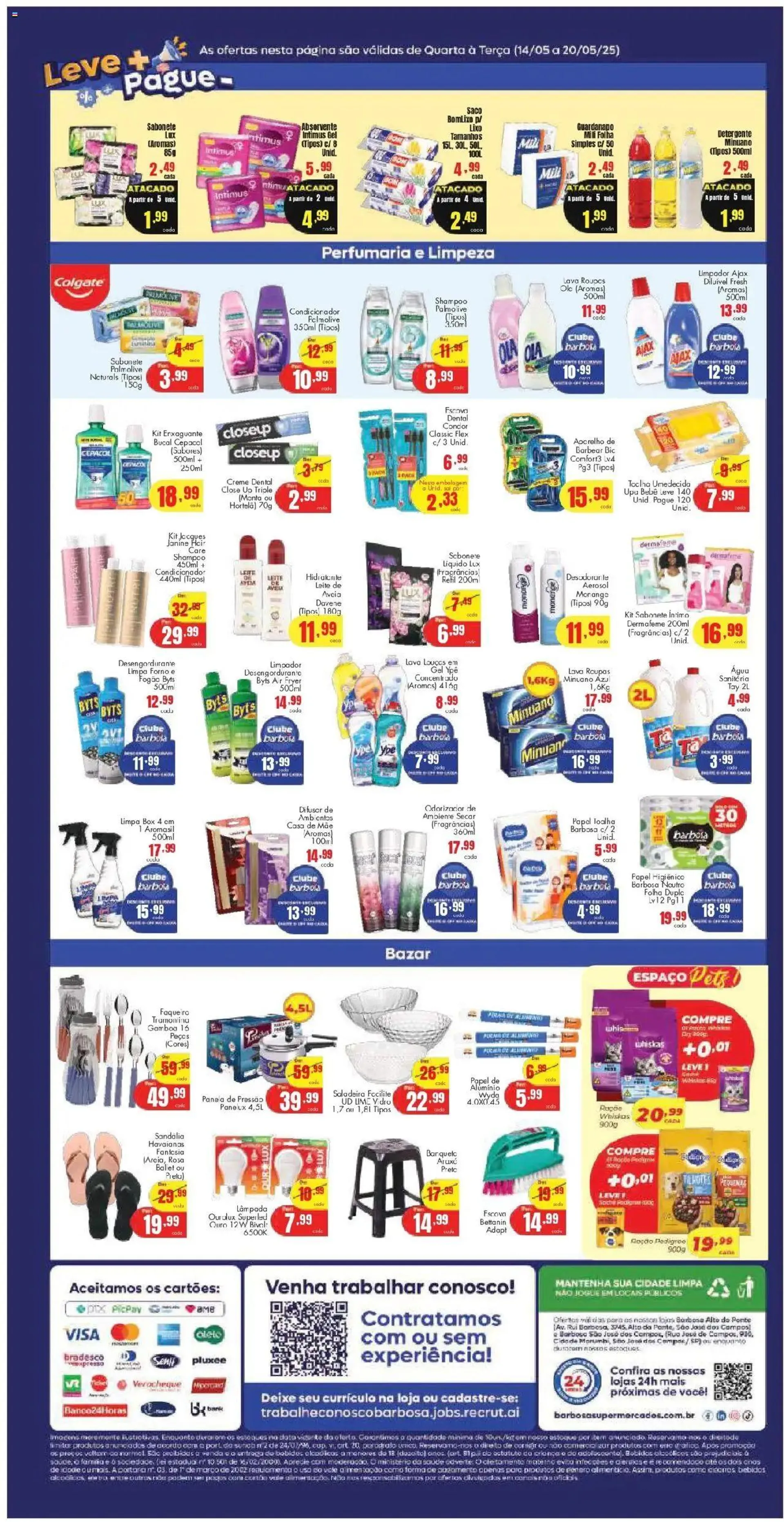 Encarte de Barbosa Supermercados - Ofertas Lojas São José dos Campos e São José Alto da Ponte 14 de maio até 20 de maio 2025 - Pagina 4