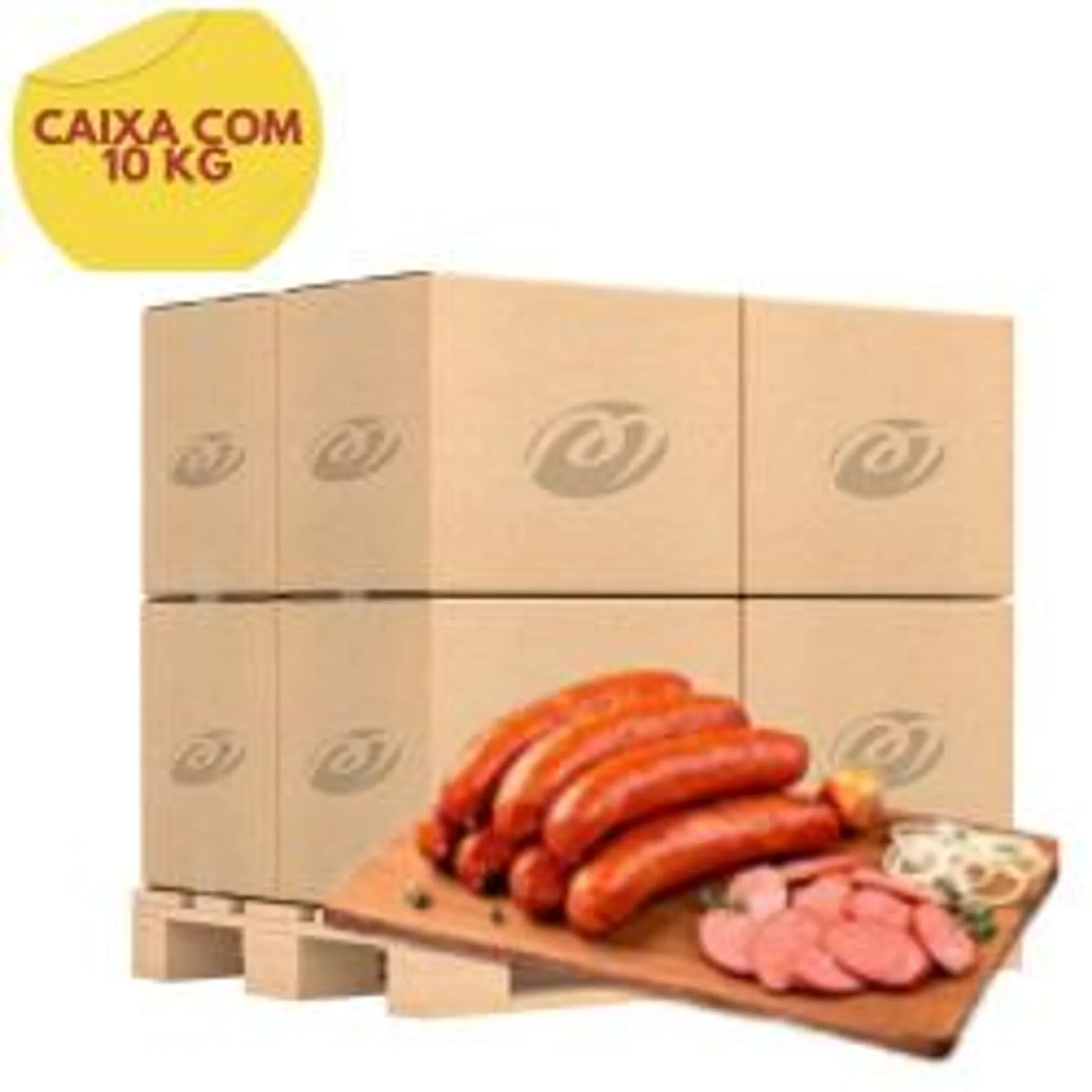 Caixa Linguica Calabresa Frico com 10 KG